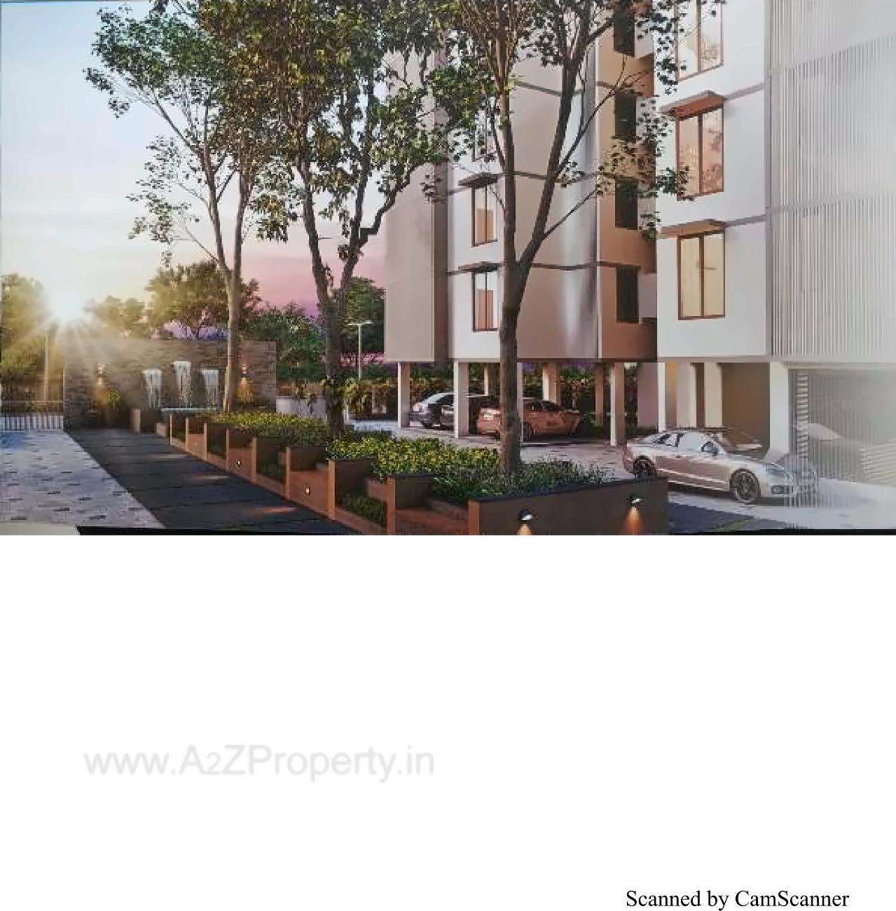 3D Elevation of real estate project Saral Altezza located at Chandkheda, Gandhinagar, Gujarat