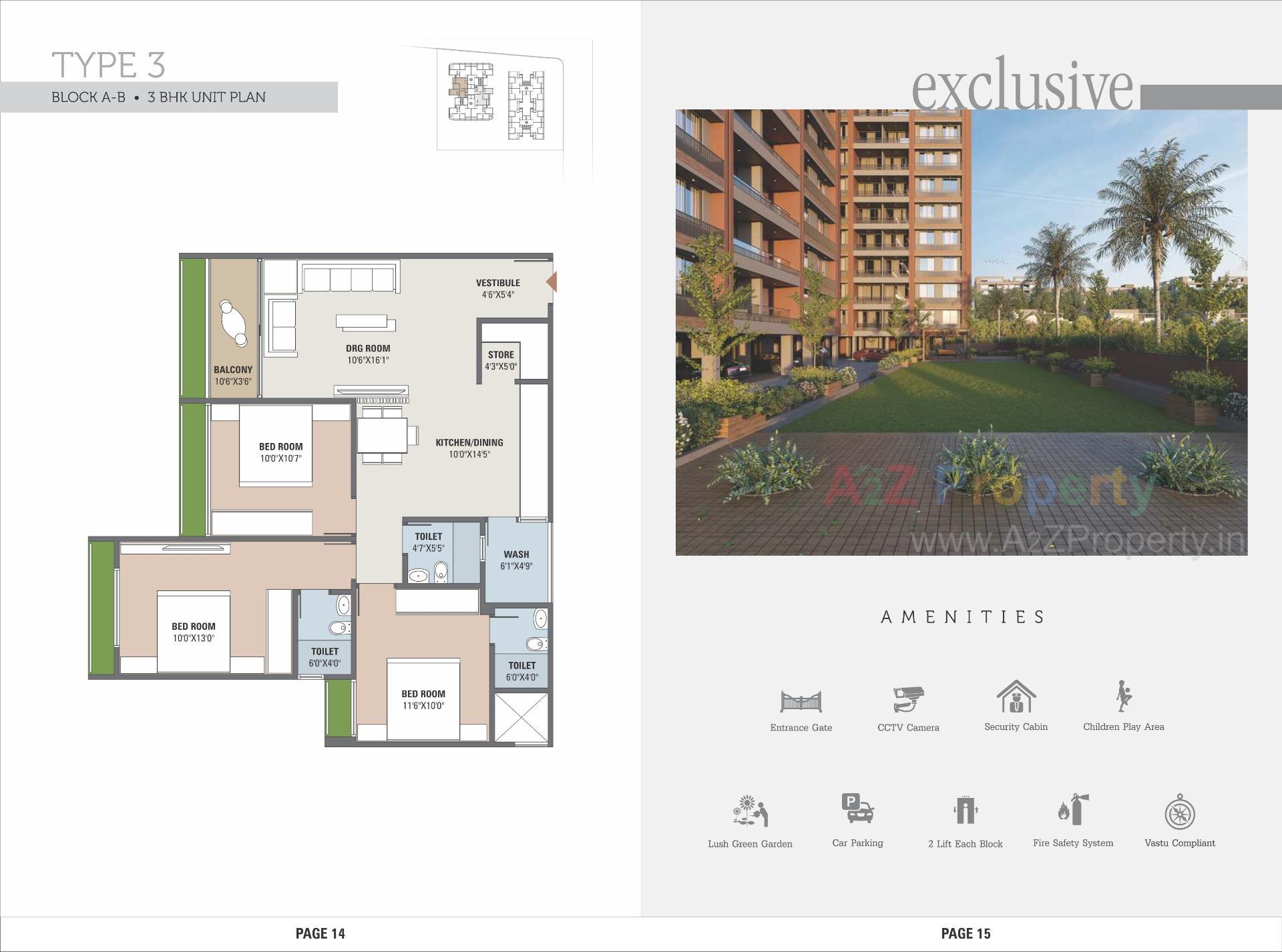 Layout of real estate project Saral Arise Signature Avenue located at Pethapur, Gandhinagar, Gujarat