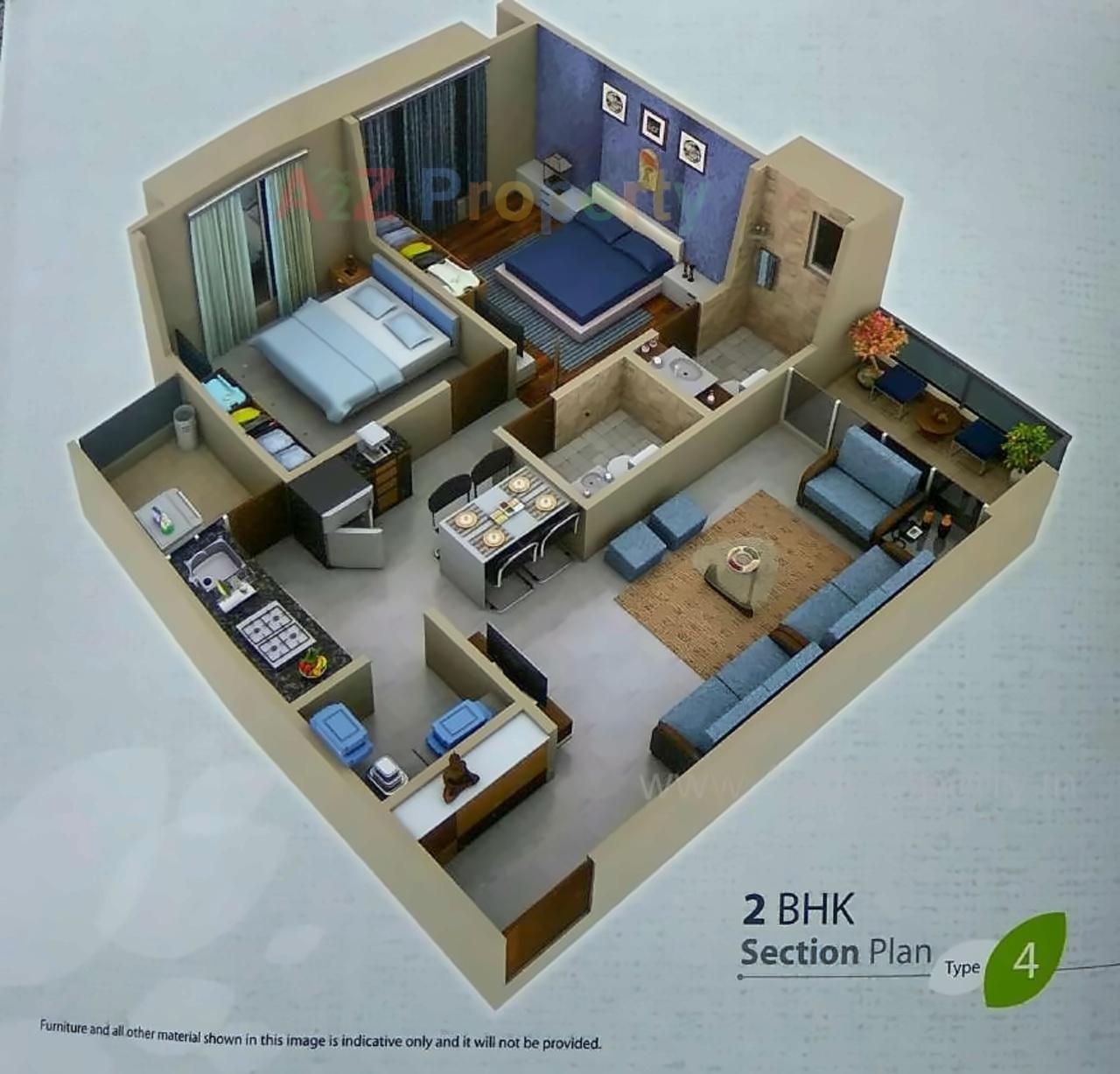 Layout of real estate project Saral Heights located at Kudasan, Gandhinagar, Gujarat