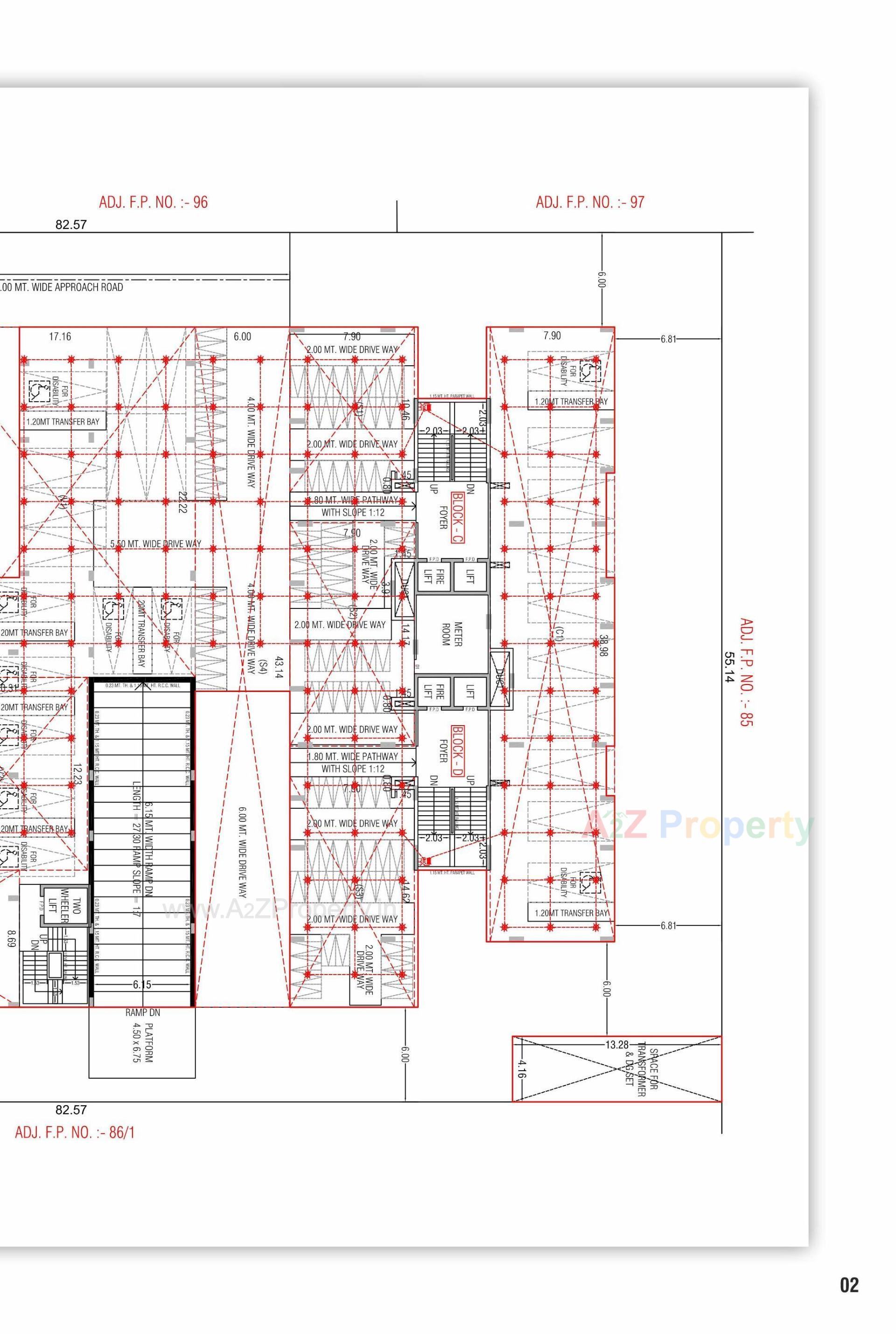 Layout of real estate project Sarjan Era located at Gandhinagar, Gandhinagar, Gujarat