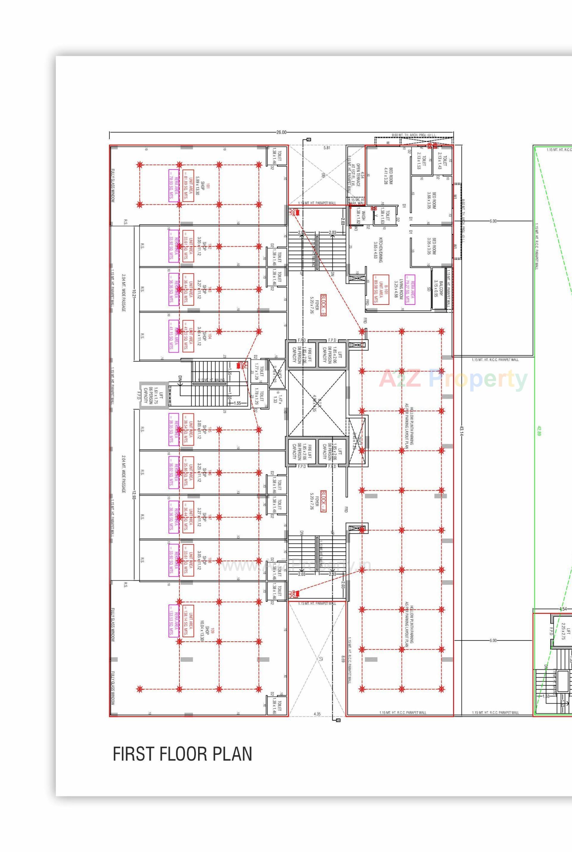 Layout of real estate project Sarjan Era located at Gandhinagar, Gandhinagar, Gujarat