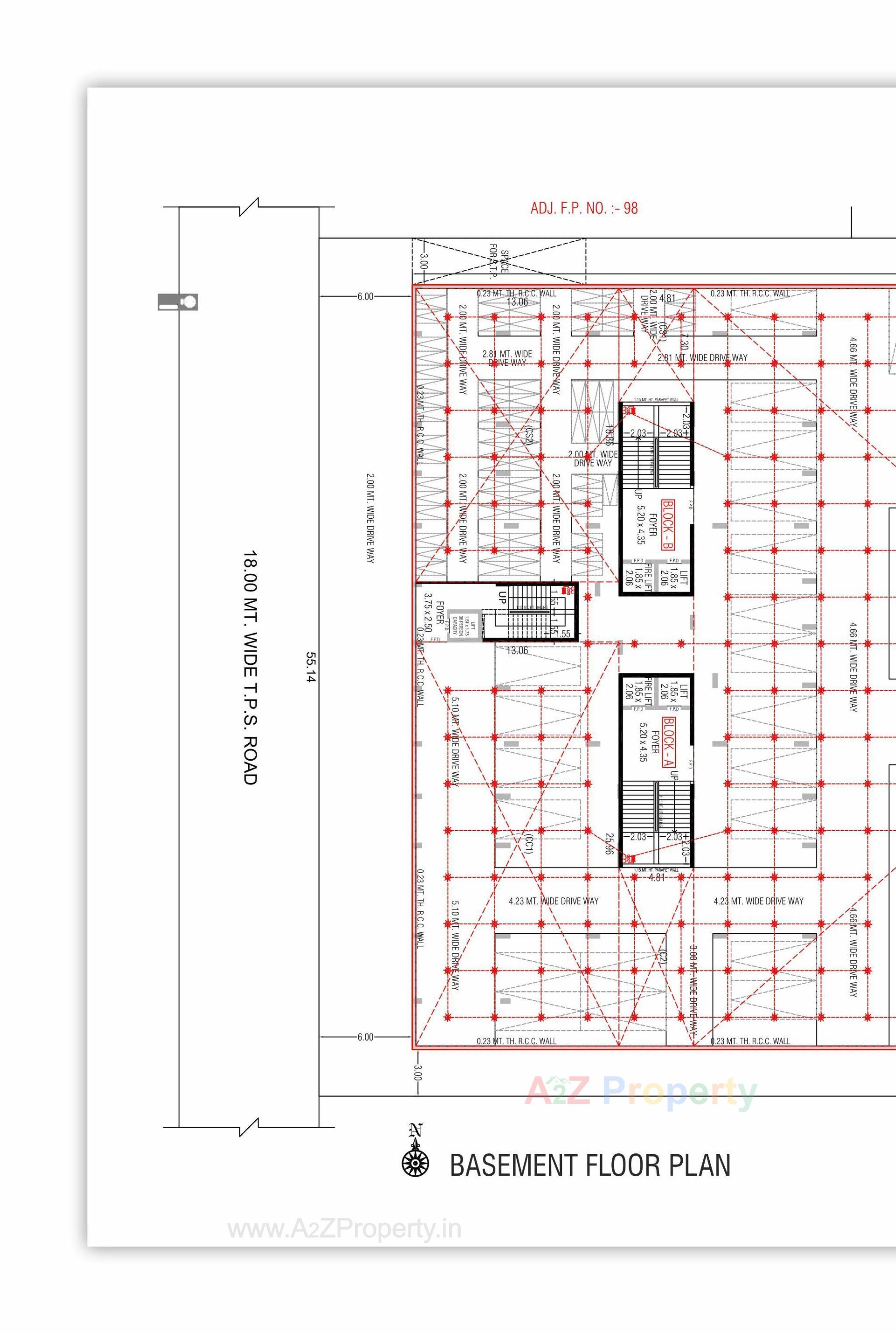 Layout of real estate project Sarjan Era located at Gandhinagar, Gandhinagar, Gujarat
