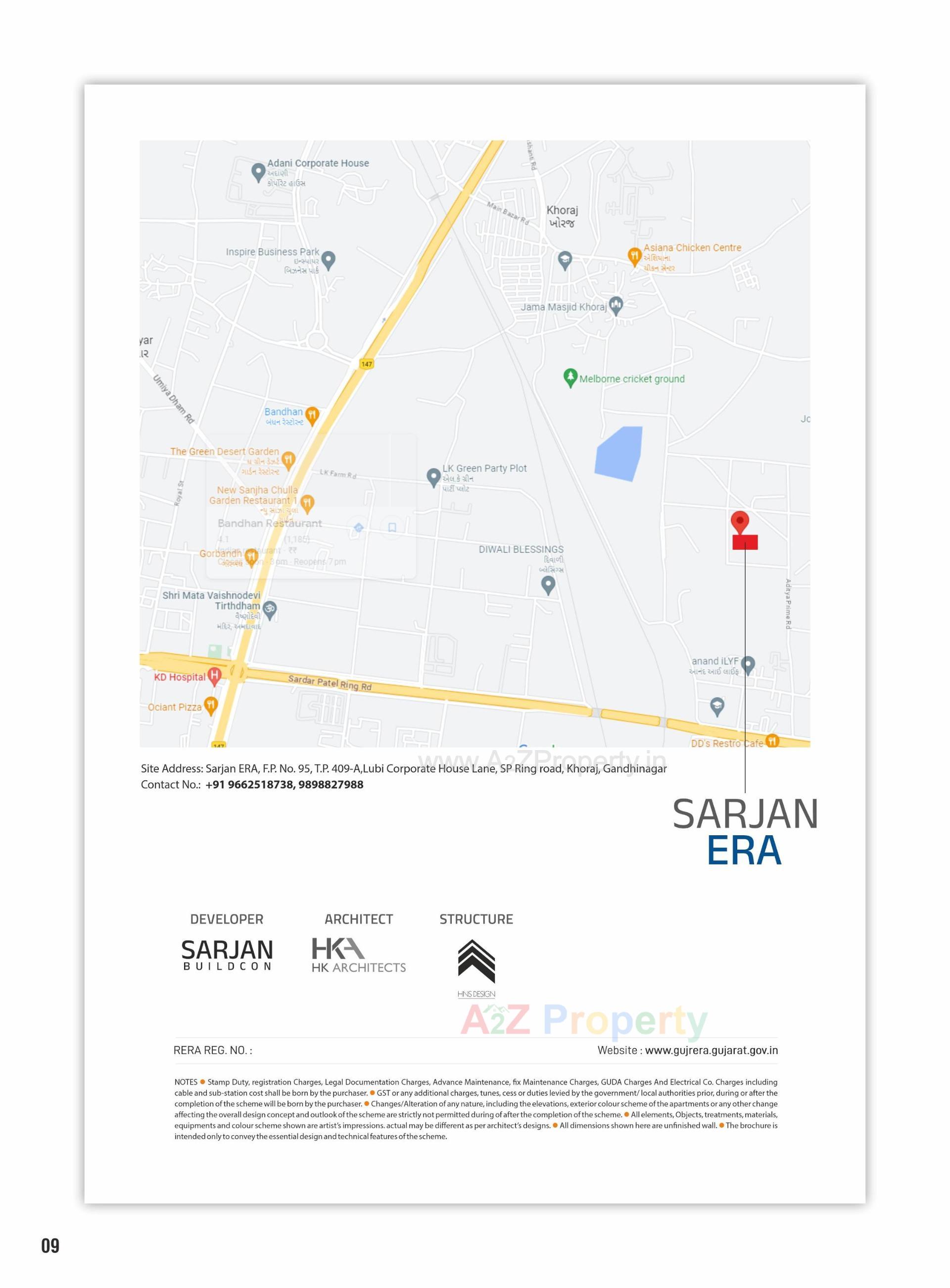  of real estate project Sarjan Era located at Gandhinagar, Gandhinagar, Gujarat