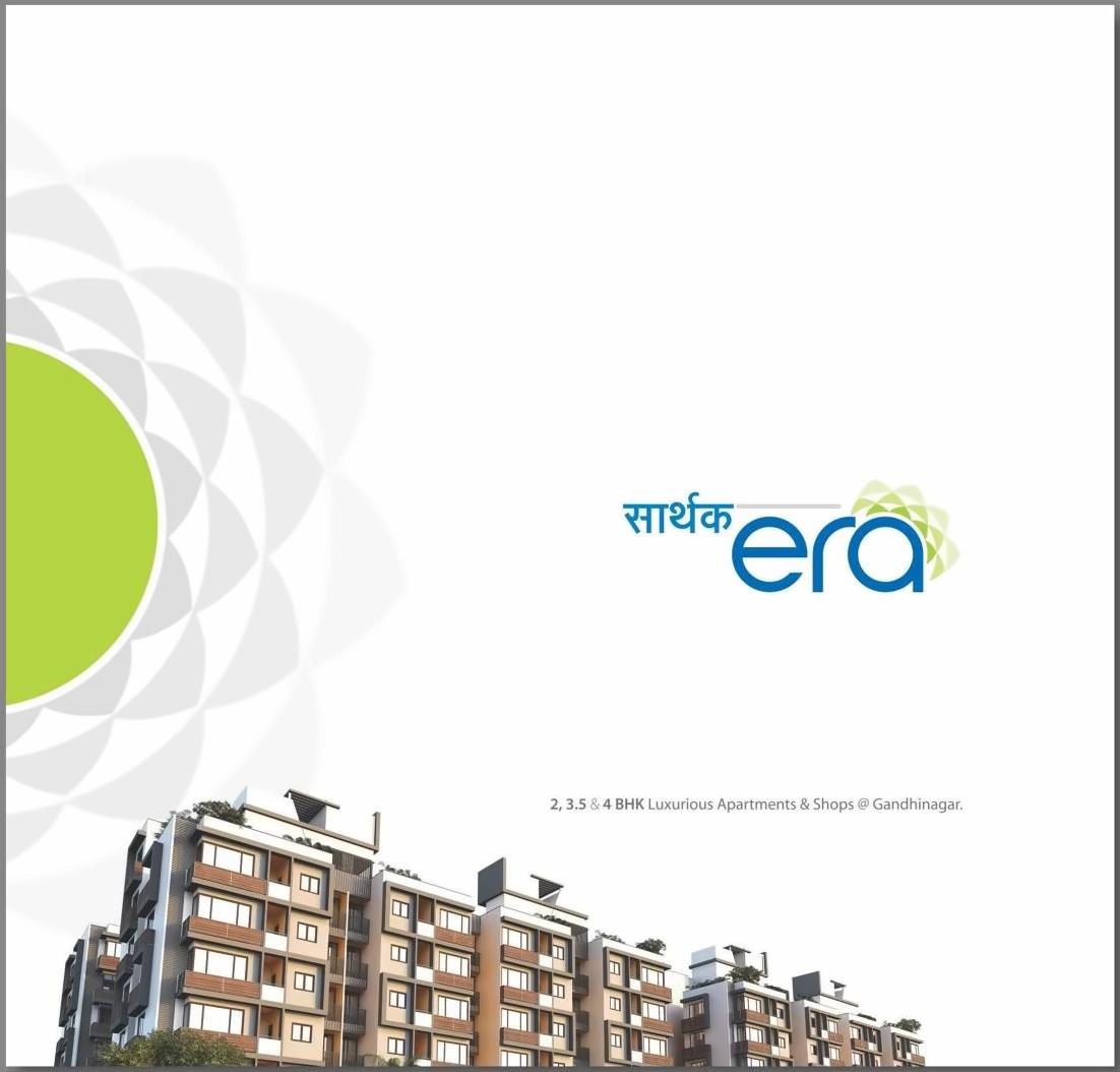 3D Elevation of real estate project Sarthak Era located at Tarapur, Gandhinagar, Gujarat