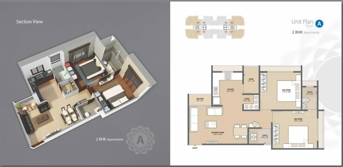 Layout of real estate project Sarthak Era located at Tarapur, Gandhinagar, Gujarat
