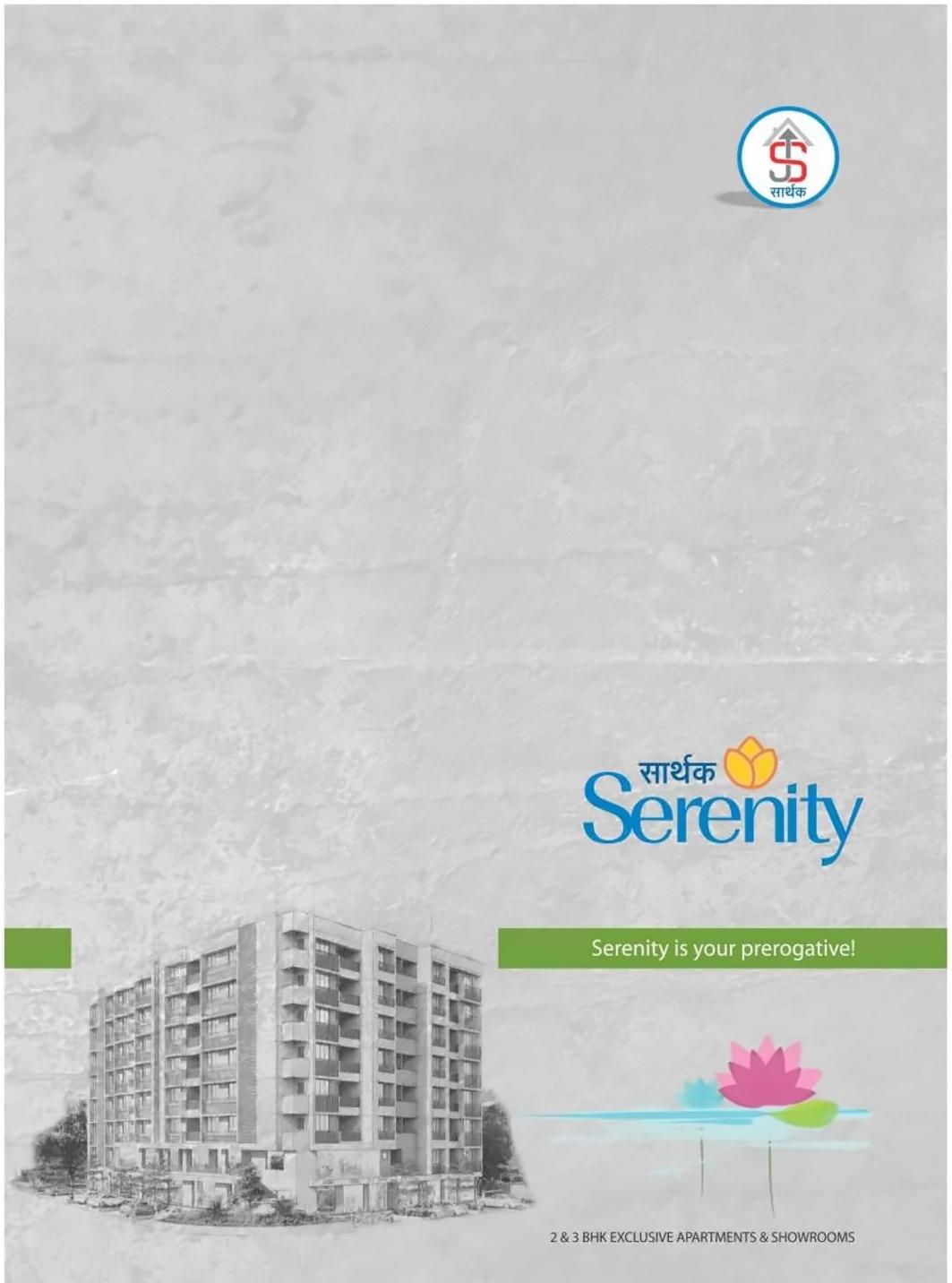  of real estate project Sarthak Serenity located at Kudasan, Gandhinagar, Gujarat