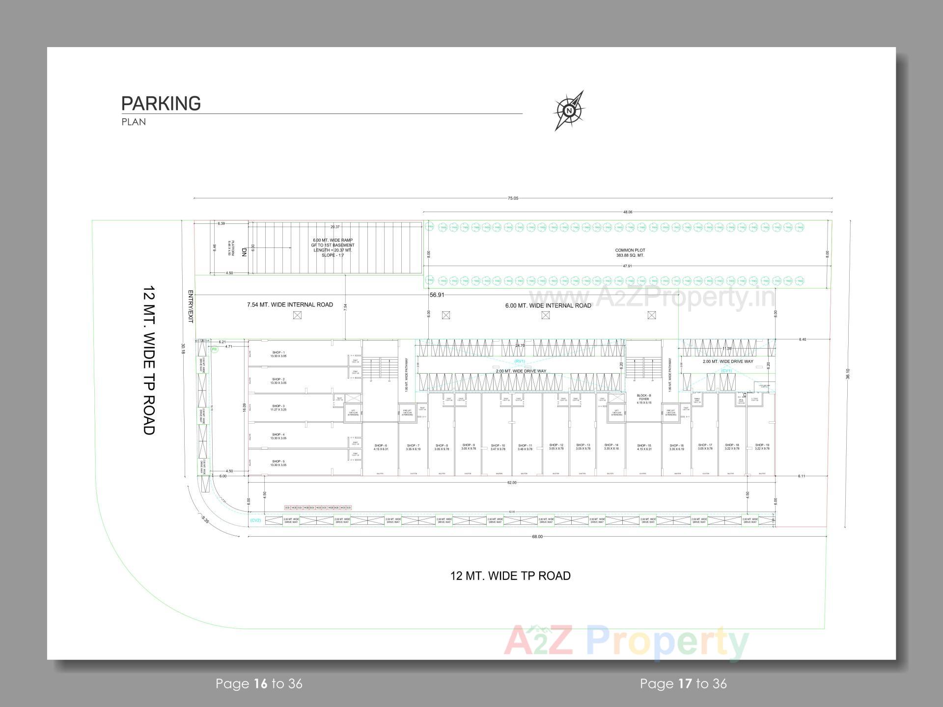 Layout of real estate project Sattva One located at Kudasan, Gandhinagar, Gujarat