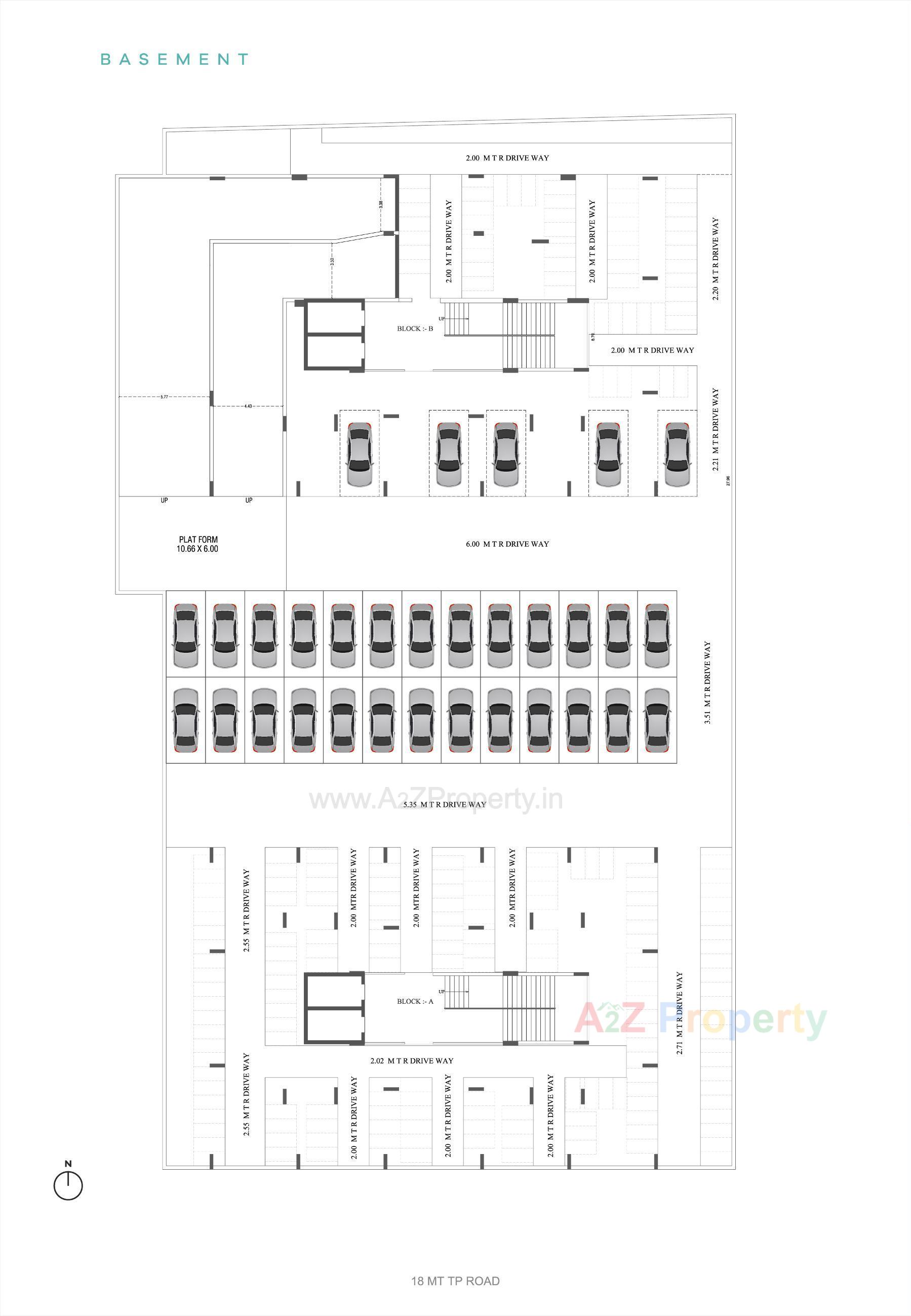 Layout of real estate project Satvam Glory located at Sargasan, Gandhinagar, Gujarat