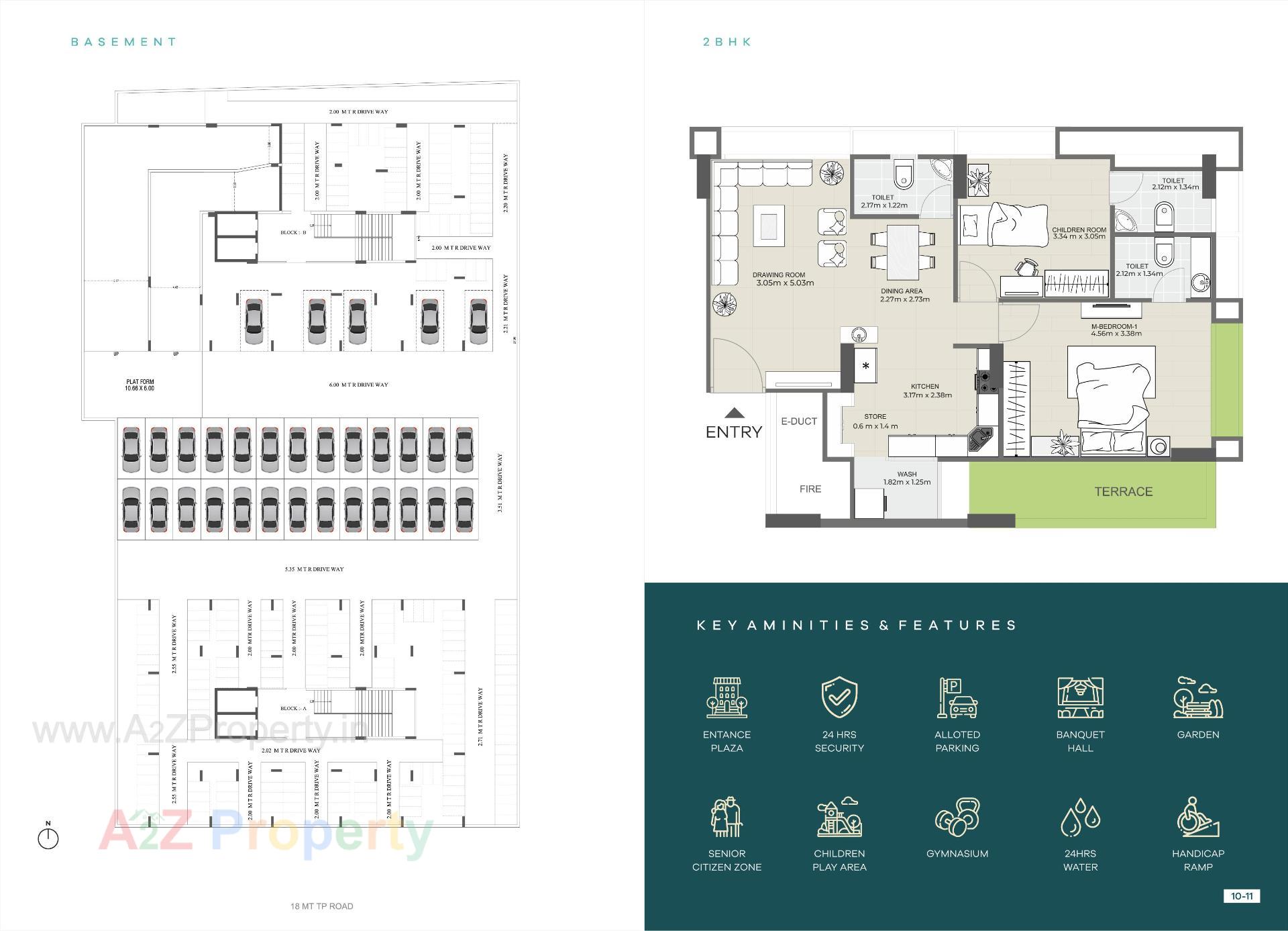 Layout of real estate project Satvam Glory located at Sargasan, Gandhinagar, Gujarat