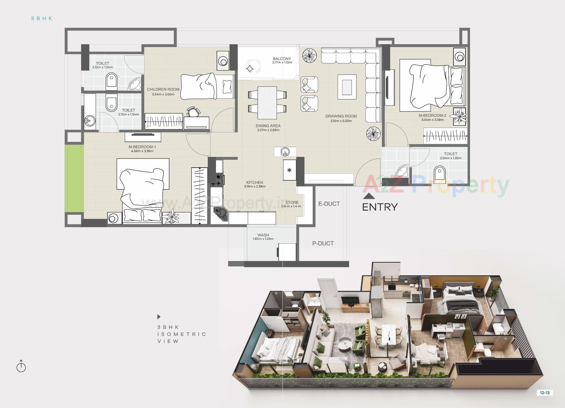 Layout of real estate project Satvam Glory located at Sargasan, Gandhinagar, Gujarat