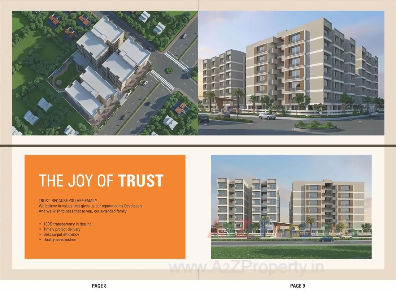 3D Elevation of real estate project Satvam Greens located at Kudasan, Gandhinagar, Gujarat
