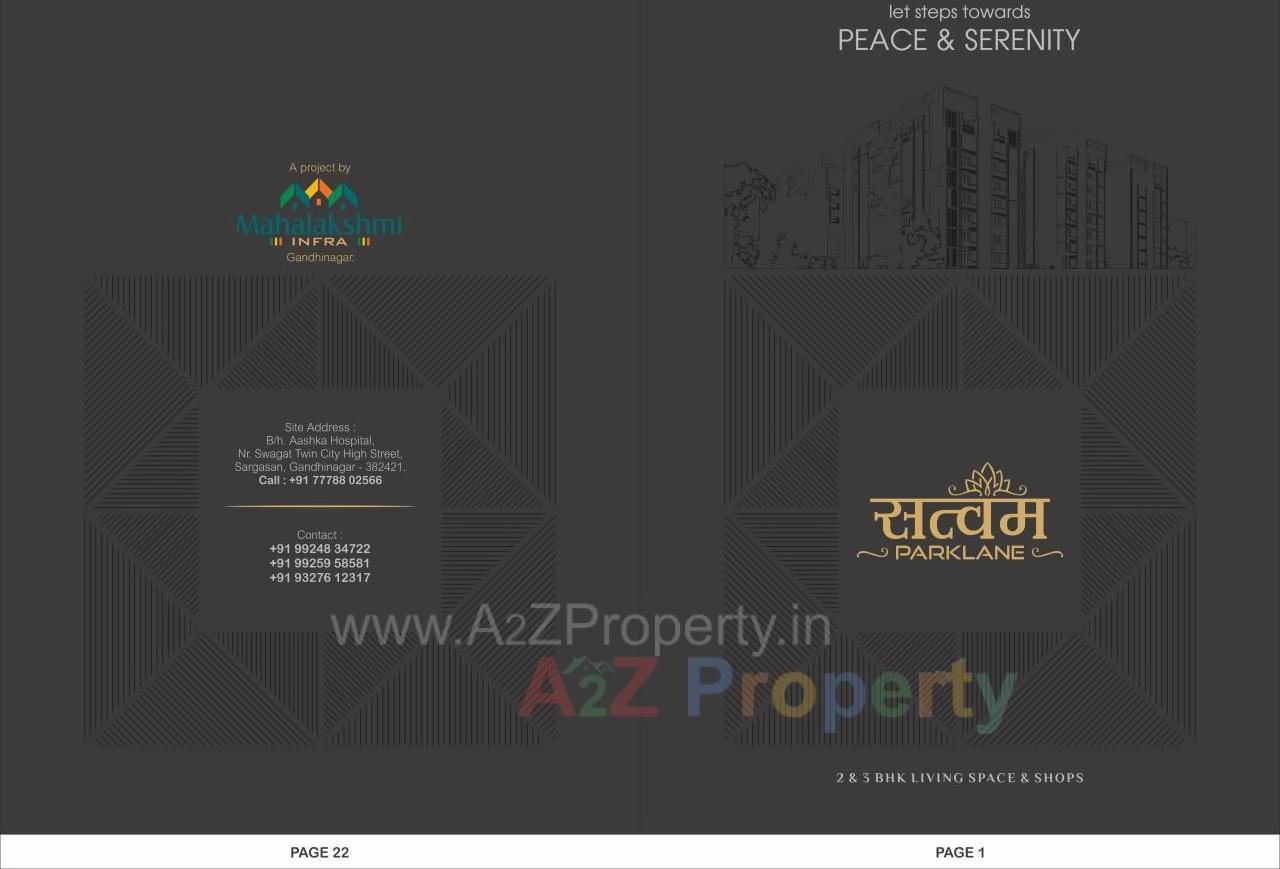  of real estate project Satvam Parklane located at Gandhinagar, Gandhinagar, Gujarat