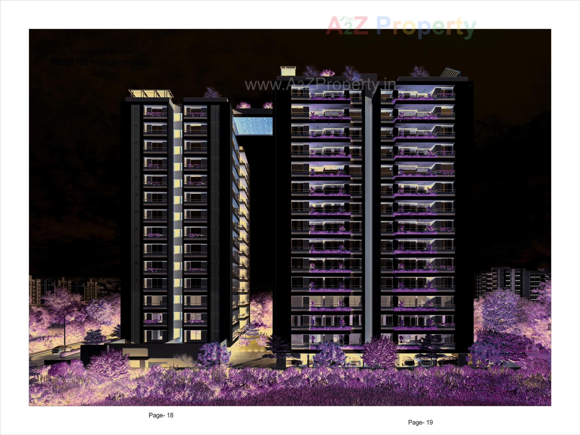  of real estate project Satvam Skyline located at Sargasan, Gandhinagar, Gujarat