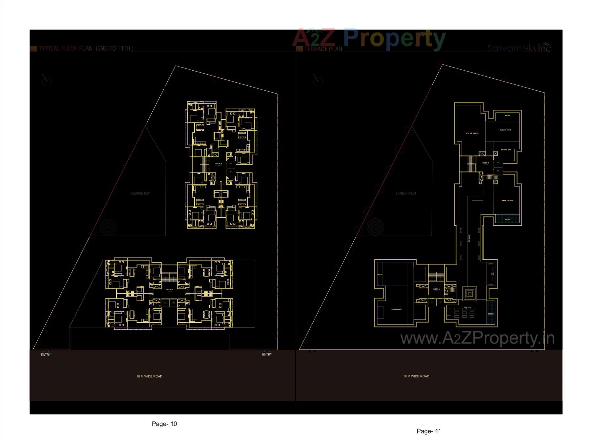  of real estate project Satvam Skyline located at Sargasan, Gandhinagar, Gujarat