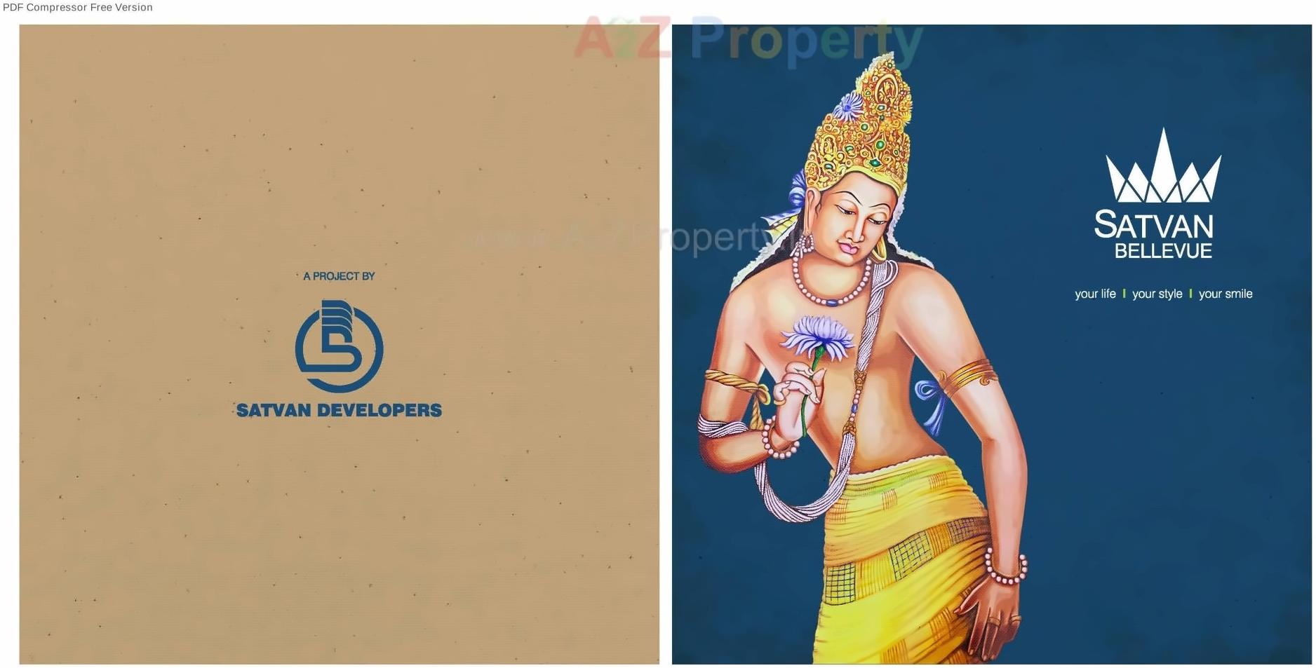  of real estate project Satvan Bellevue located at Kudasan, Gandhinagar, Gujarat