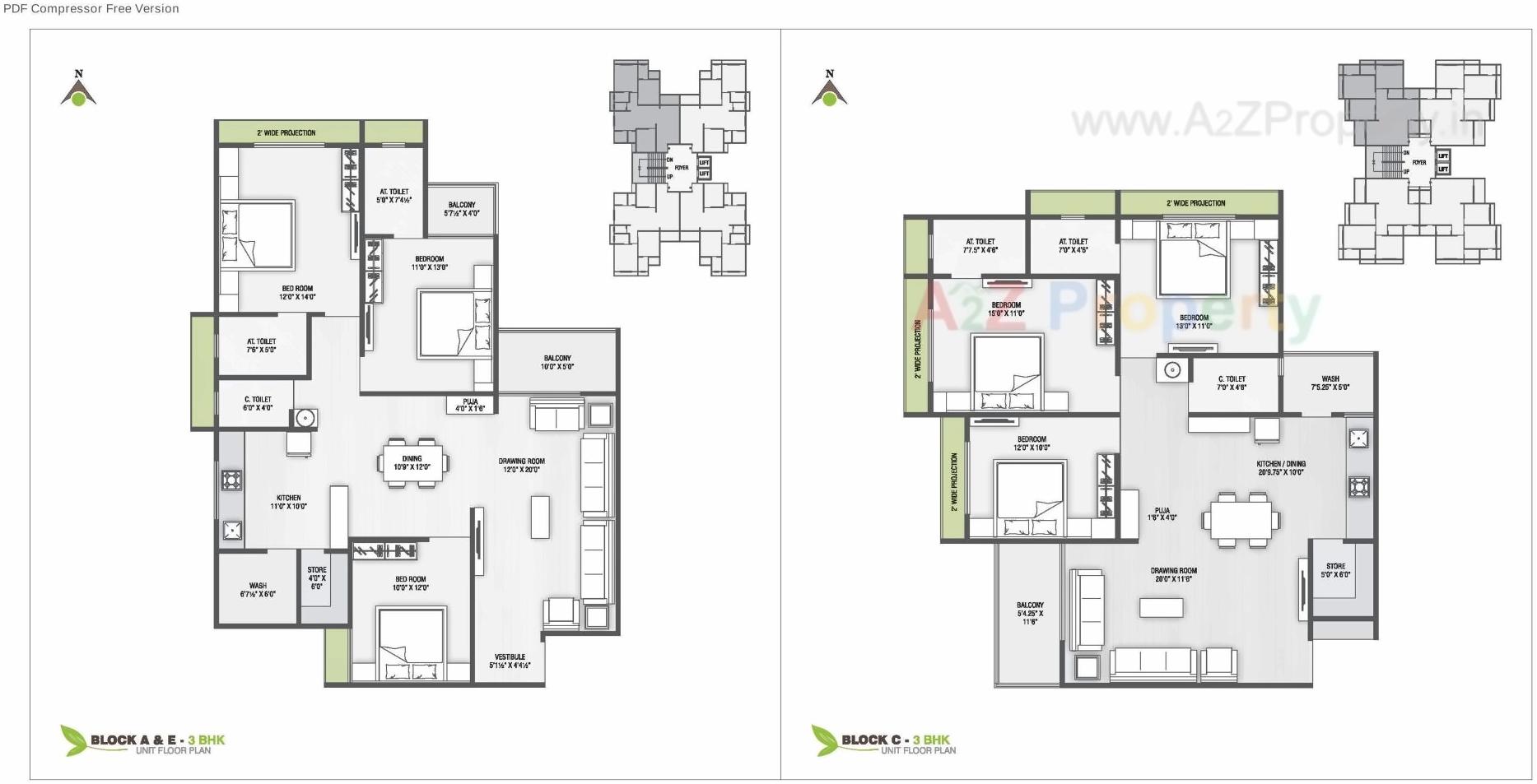 Layout of real estate project Satvan Bellevue located at Kudasan, Gandhinagar, Gujarat
