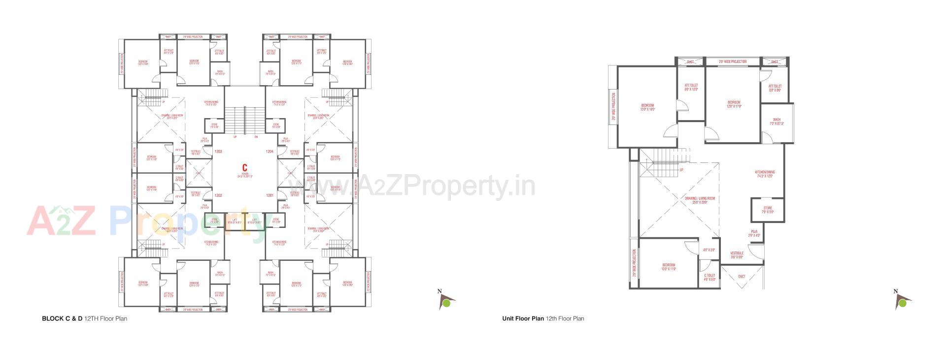 Layout of real estate project Satvan Harmony located at Koba, Gandhinagar, Gujarat