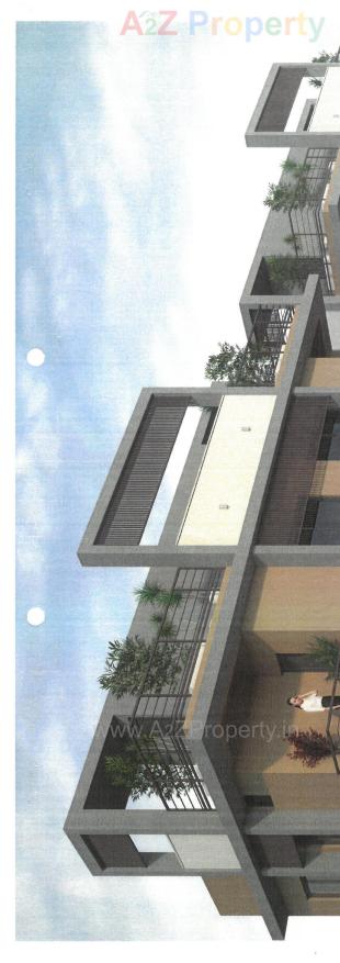 Elevation of real estate project Satvik Bunglows located at Gandhinagar, Gandhinagar, Gujarat