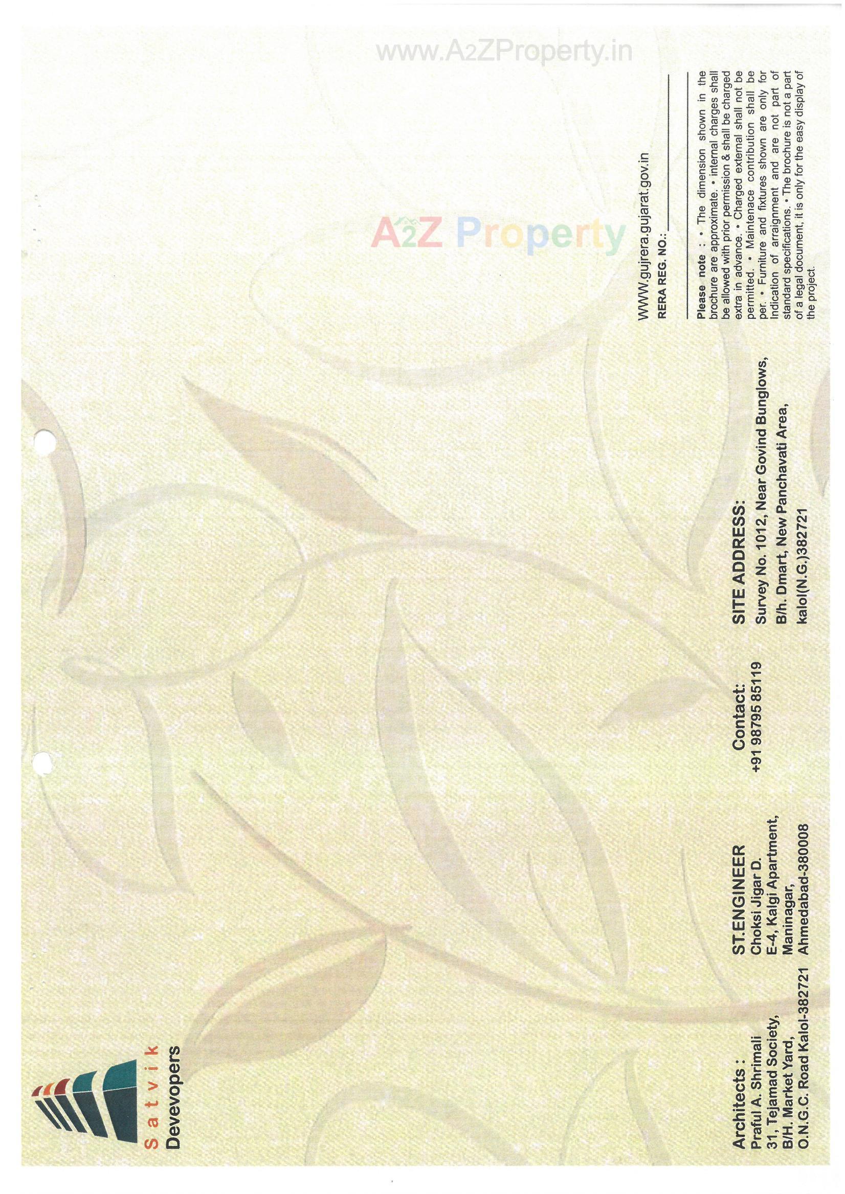  of real estate project Satvik Bunglows located at Gandhinagar, Gandhinagar, Gujarat