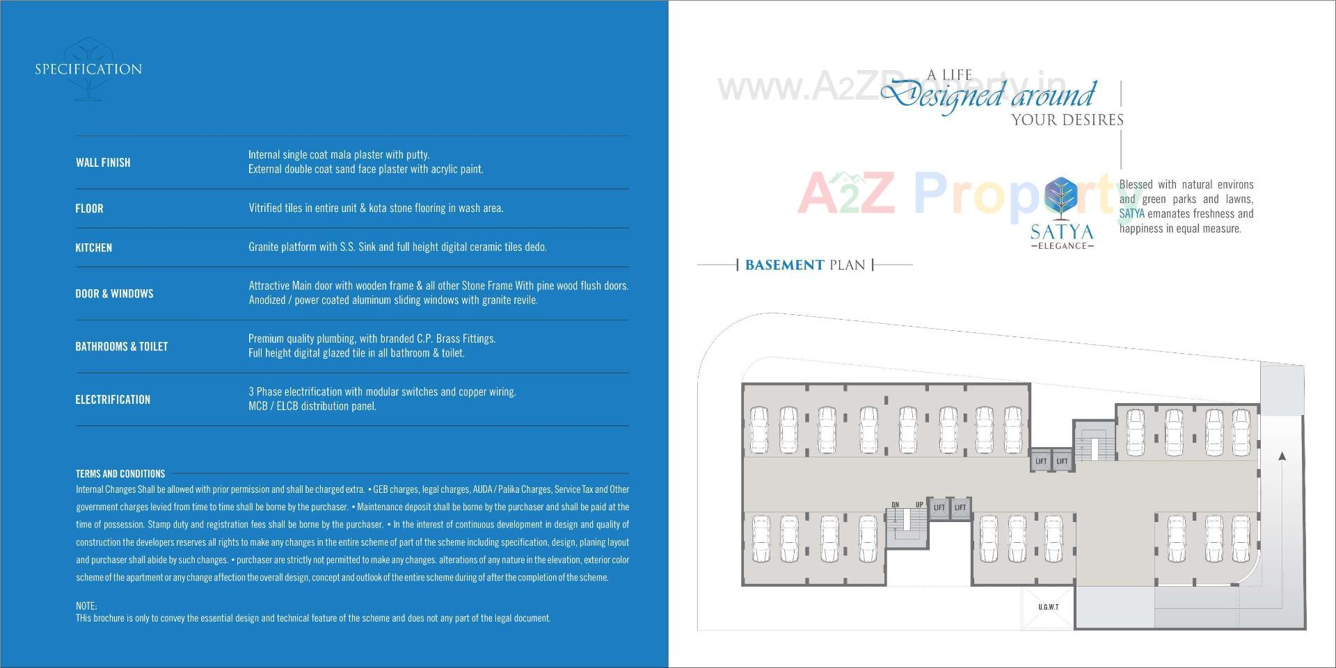  of real estate project Satya Elegance located at Gandhinagar, Gandhinagar, Gujarat