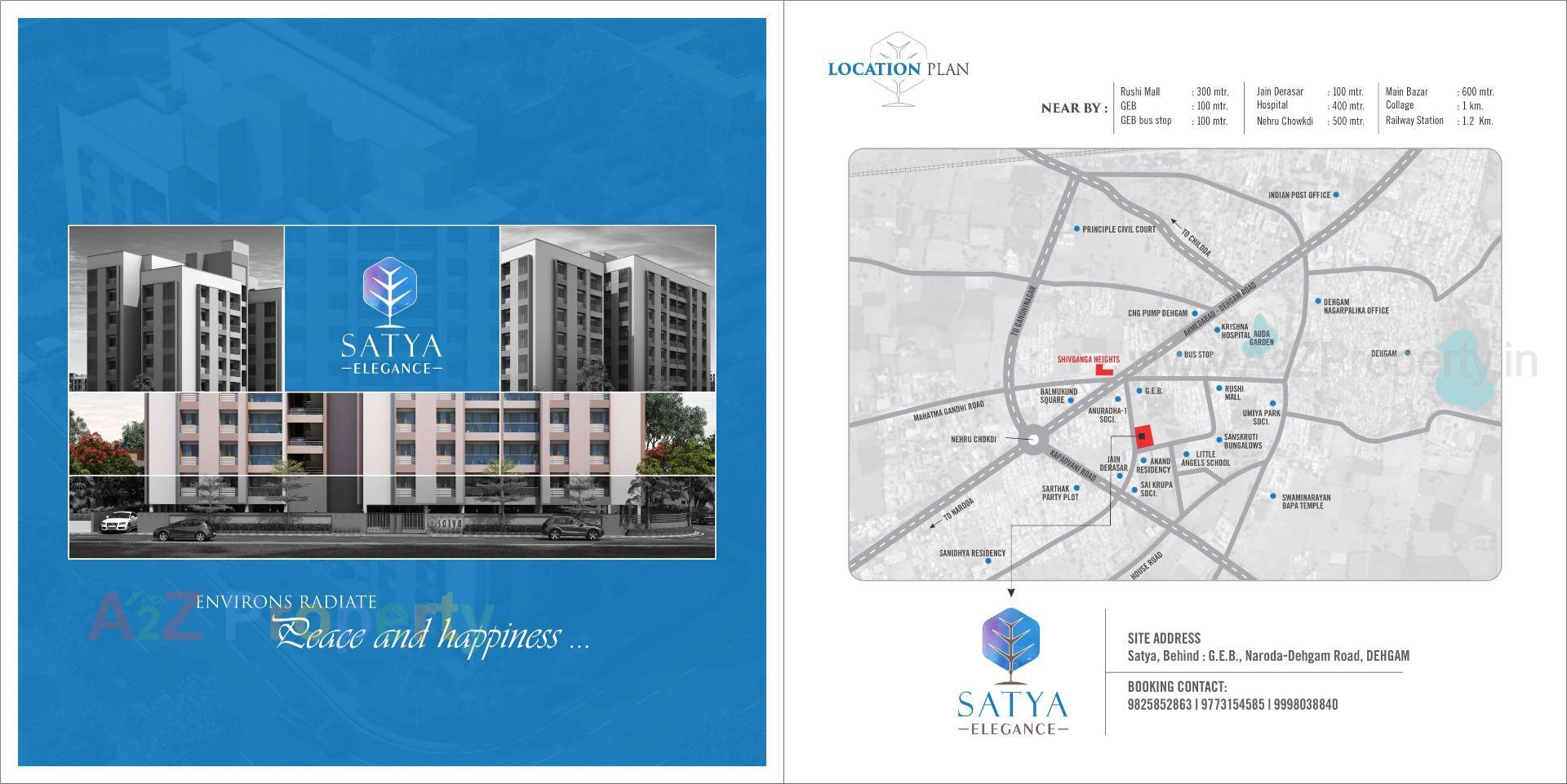  of real estate project Satya Elegance located at Gandhinagar, Gandhinagar, Gujarat