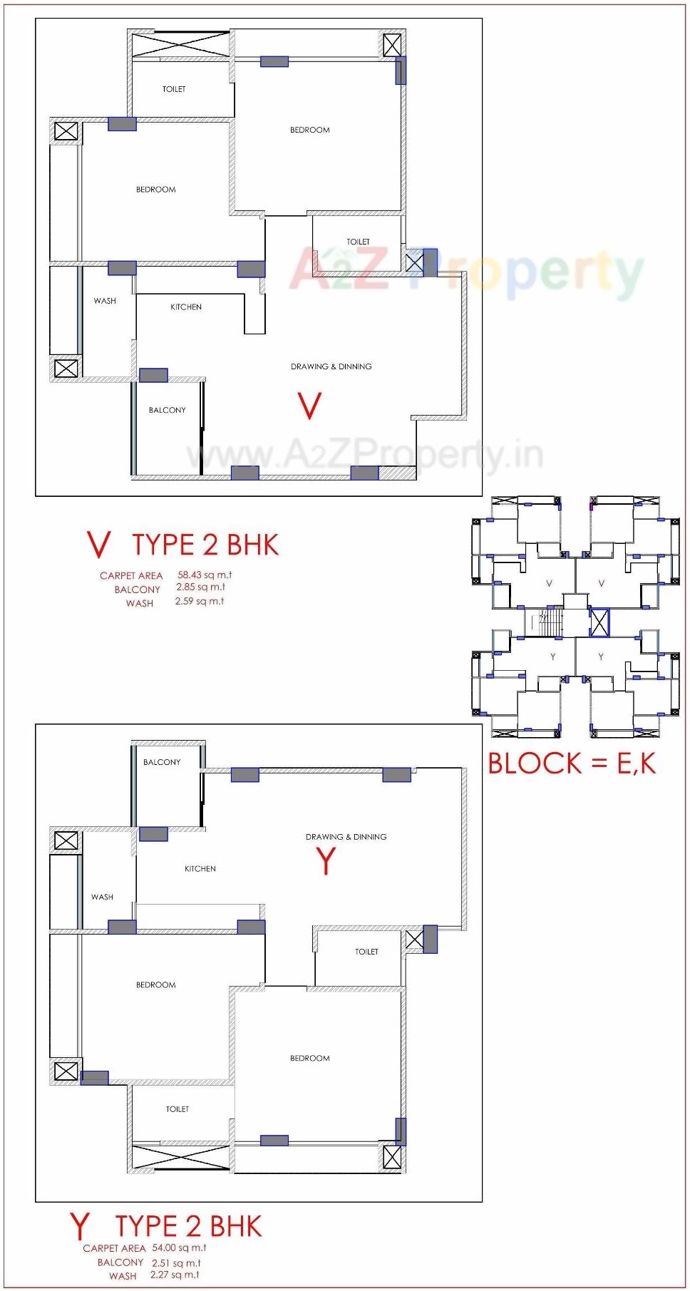 Layout of real estate project Satyamev Riviera located at Randesan, Gandhinagar, Gujarat