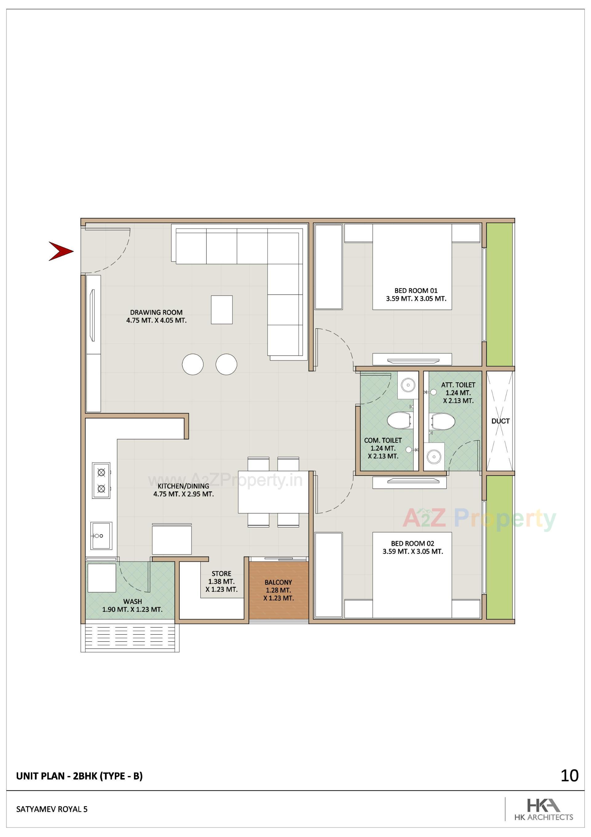 Layout of real estate project Satyamev Royal located at Pethapur, Gandhinagar, Gujarat