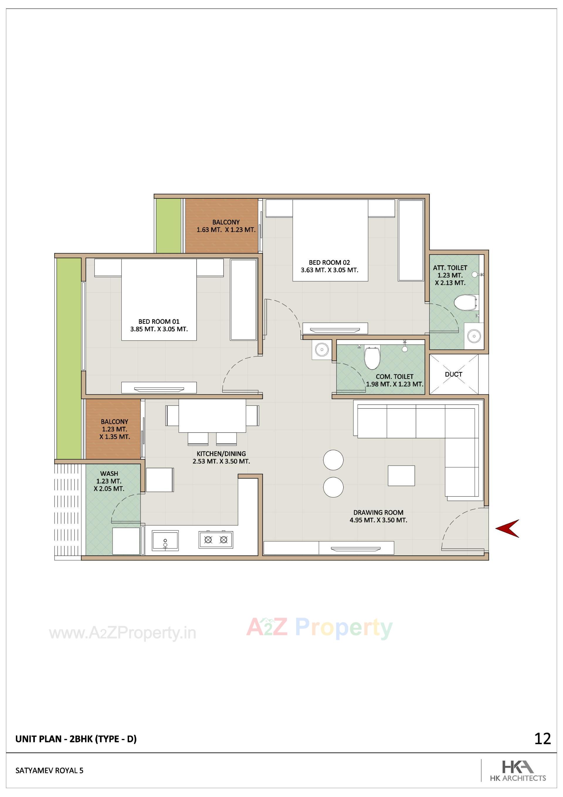Layout of real estate project Satyamev Royal located at Pethapur, Gandhinagar, Gujarat