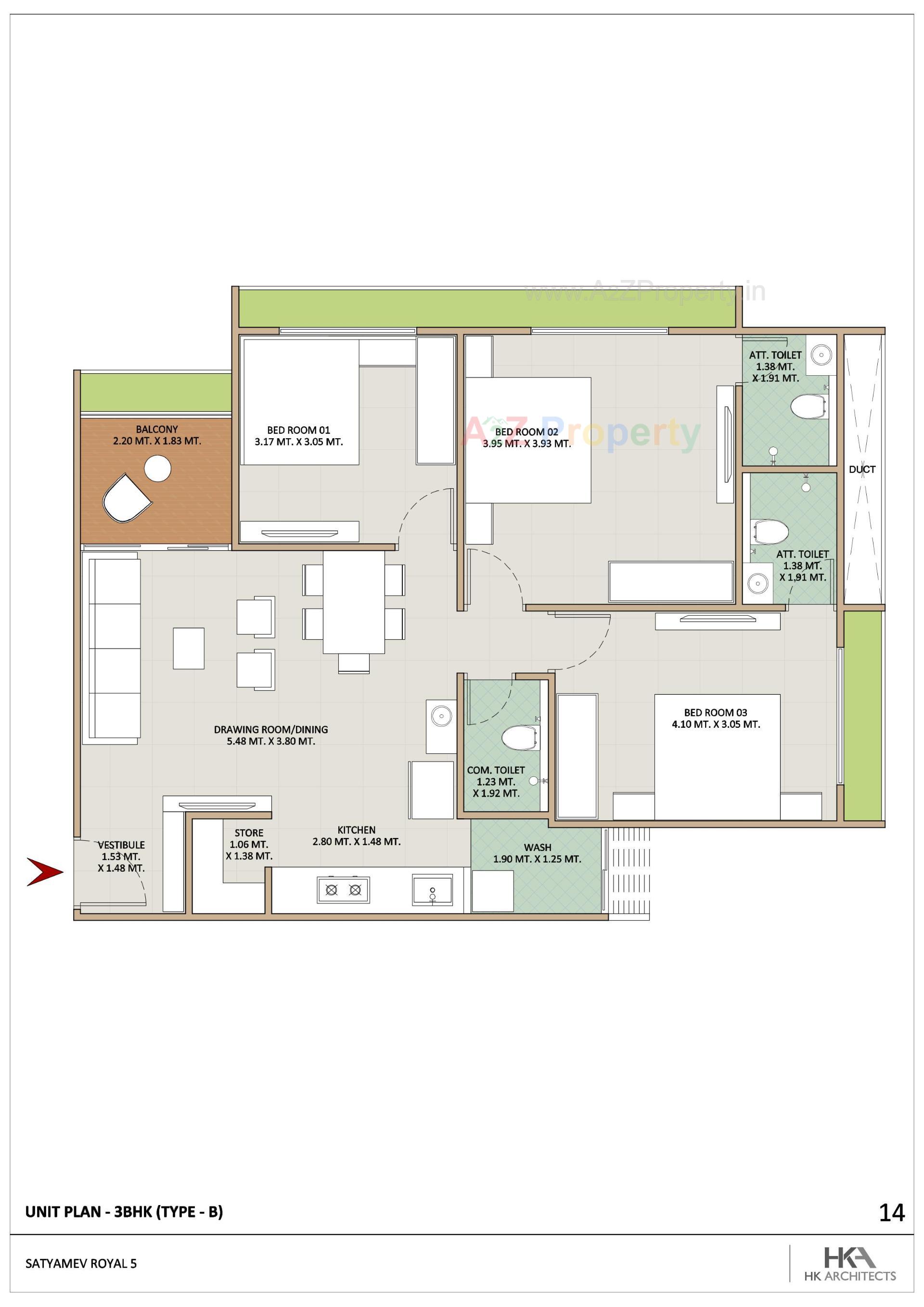 Layout of real estate project Satyamev Royal located at Pethapur, Gandhinagar, Gujarat