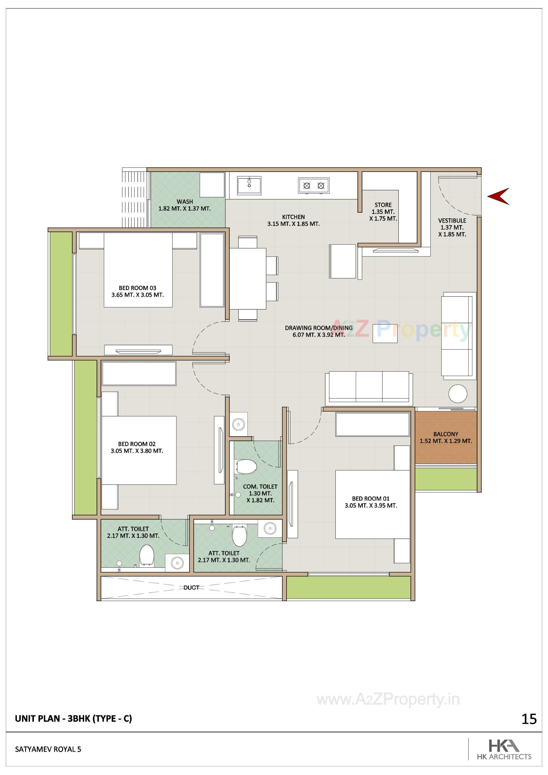 Layout of real estate project Satyamev Royal located at Pethapur, Gandhinagar, Gujarat