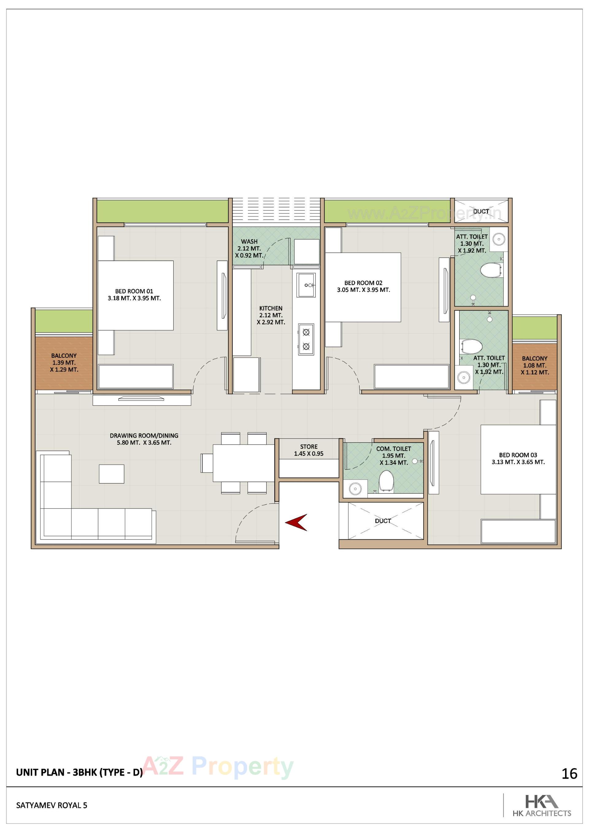 Layout of real estate project Satyamev Royal located at Pethapur, Gandhinagar, Gujarat