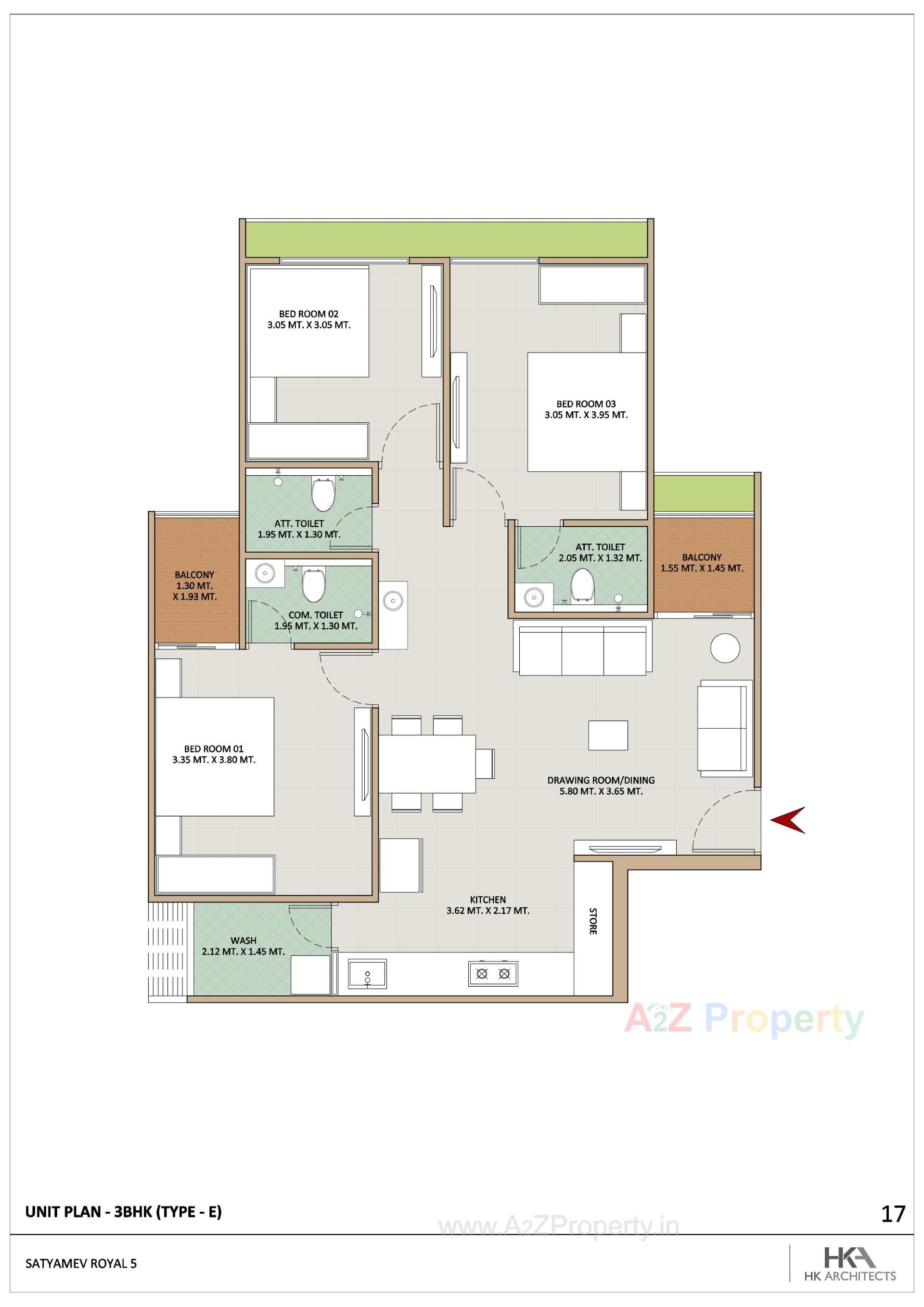 Layout of real estate project Satyamev Royal located at Pethapur, Gandhinagar, Gujarat