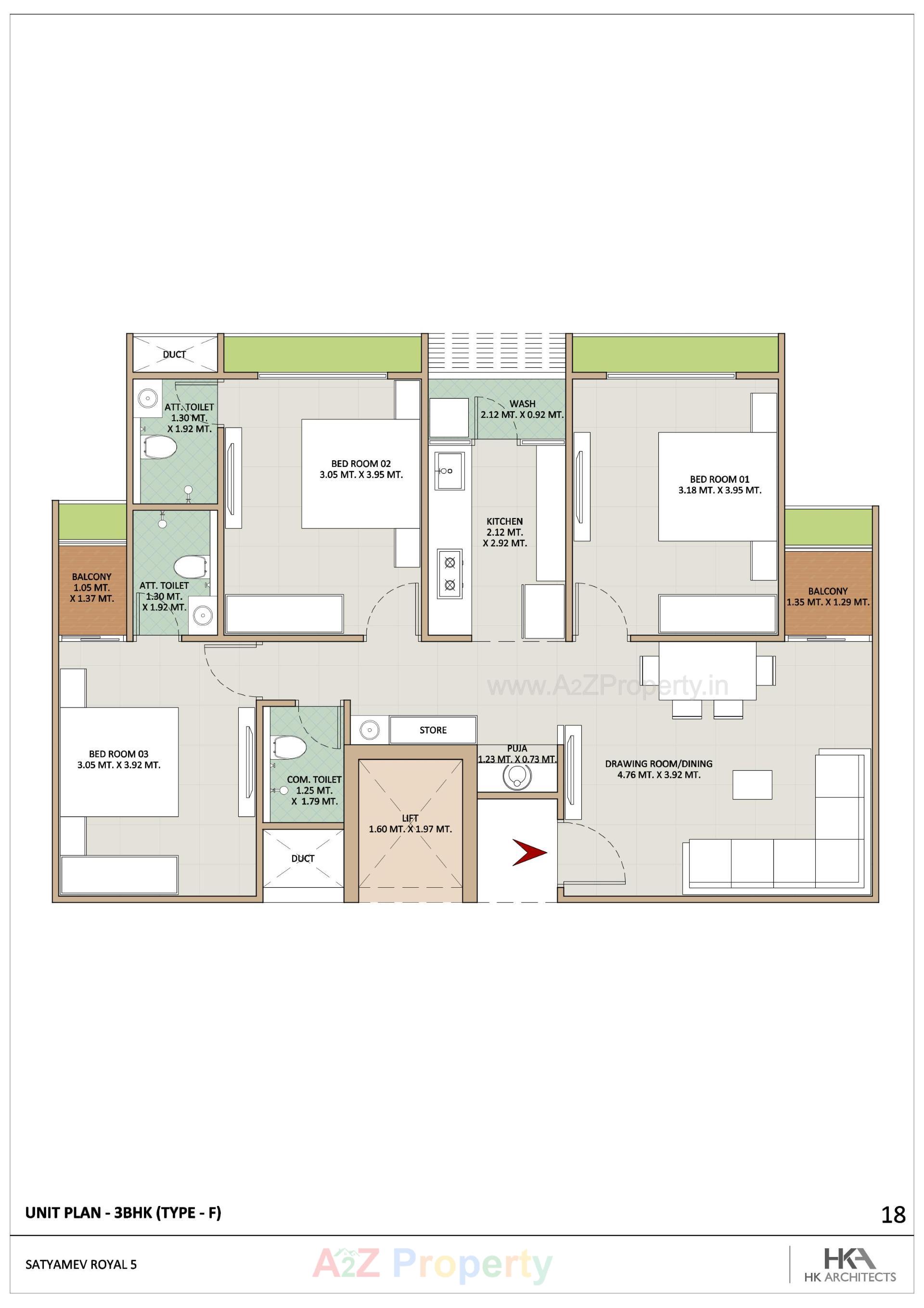 Layout of real estate project Satyamev Royal located at Pethapur, Gandhinagar, Gujarat