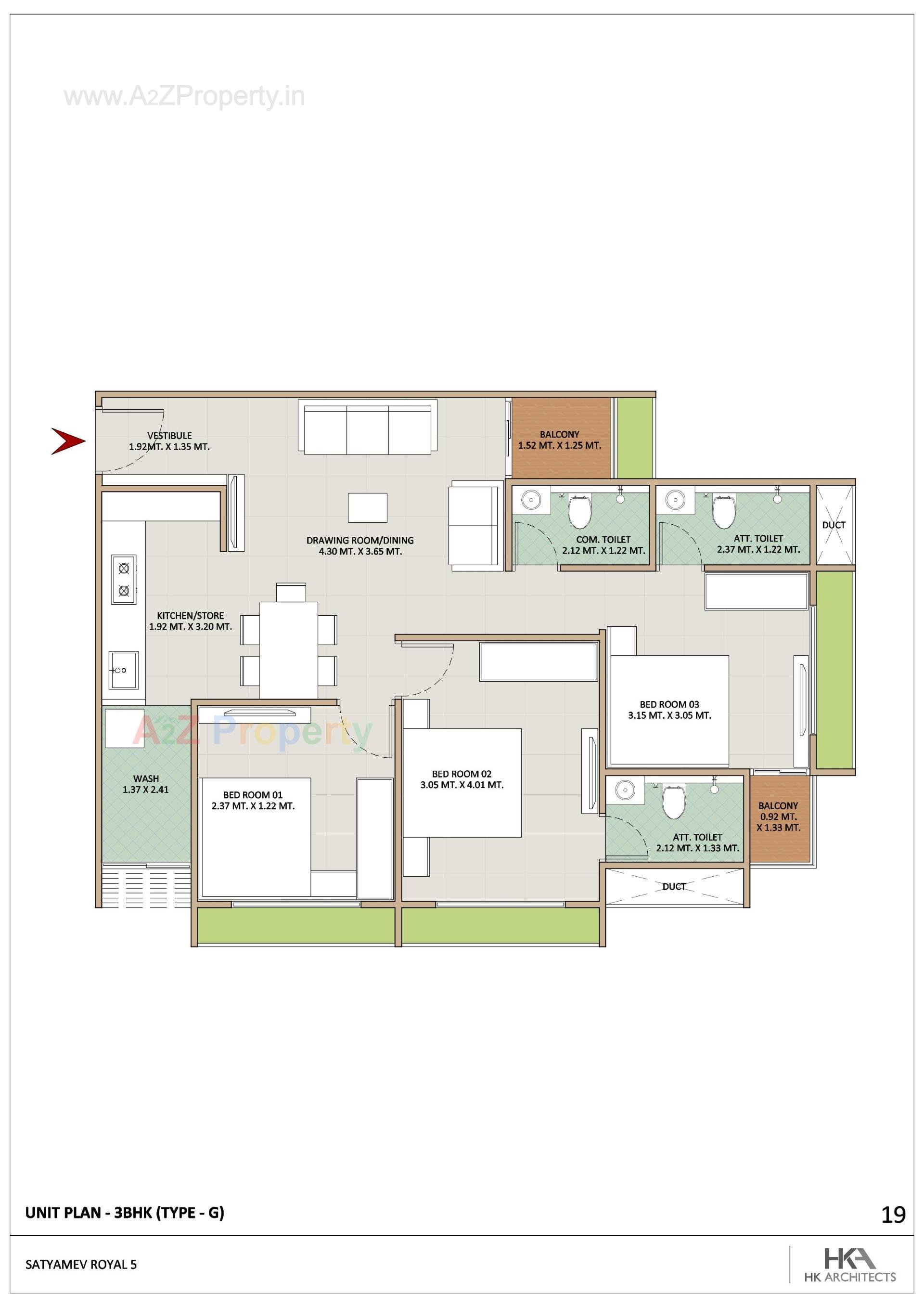 Layout of real estate project Satyamev Royal located at Pethapur, Gandhinagar, Gujarat