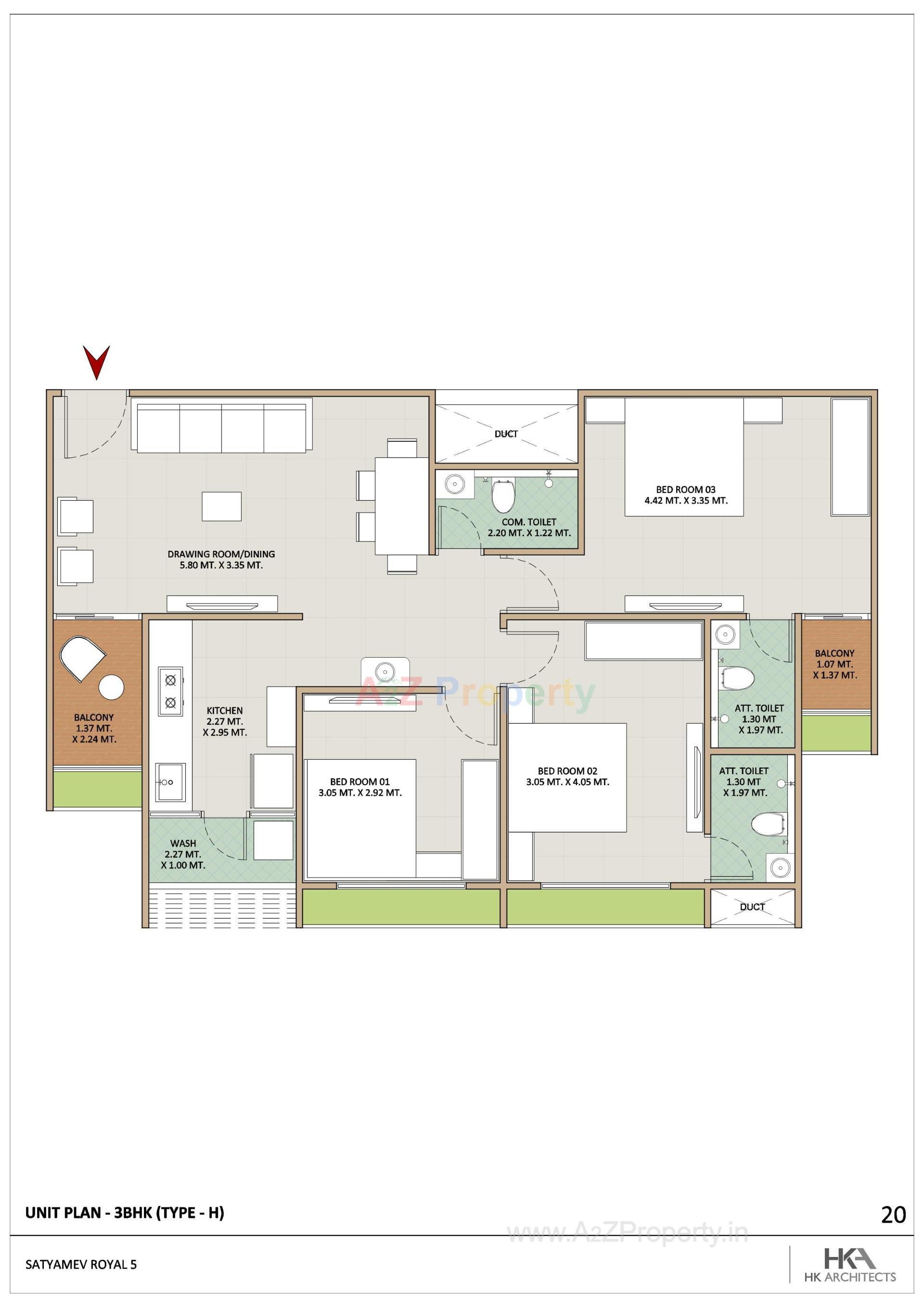 Layout of real estate project Satyamev Royal located at Pethapur, Gandhinagar, Gujarat