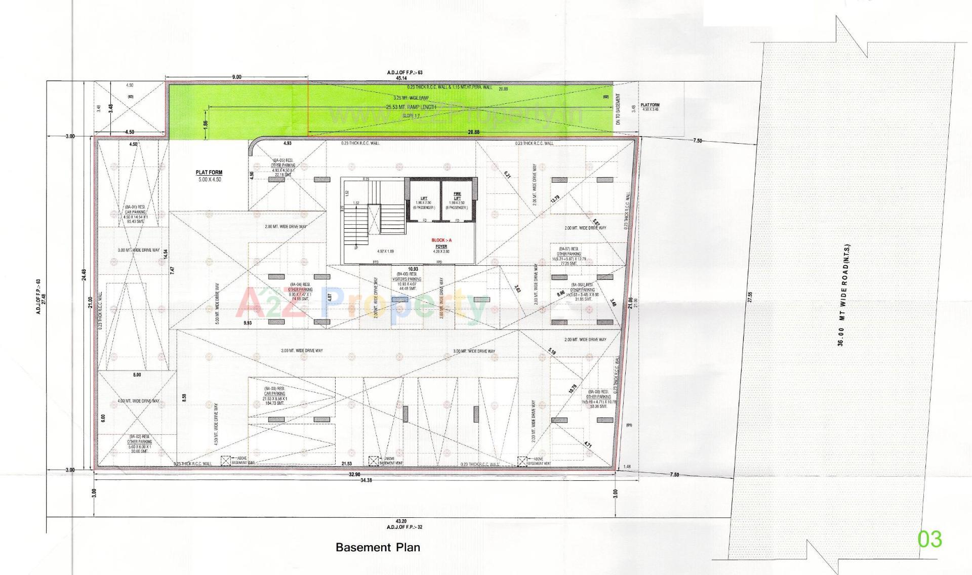 Layout of real estate project Savi located at Khoraj, Gandhinagar, Gujarat