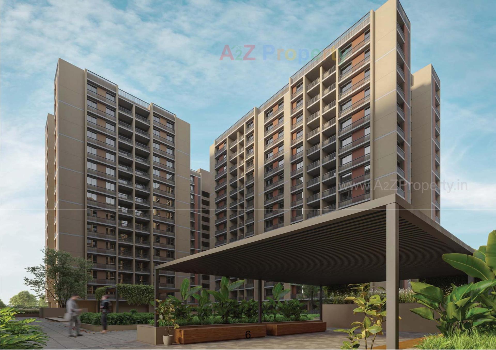 3D Elevation of real estate project Sector 6b located at Adalaj, Gandhinagar, Gujarat