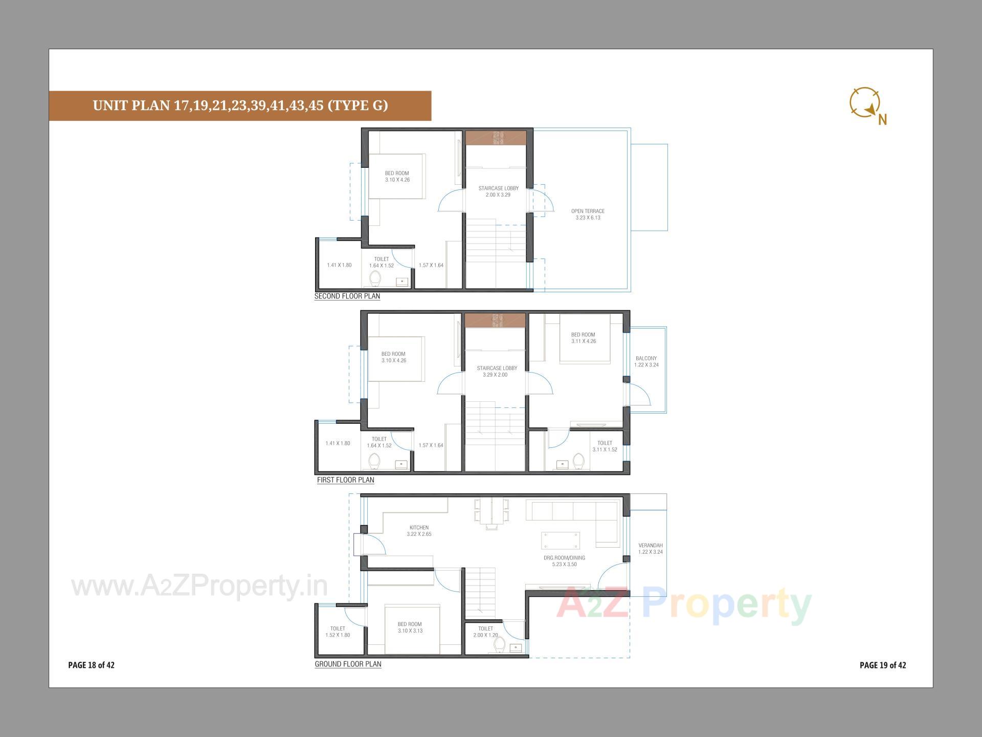 Layout of real estate project Sentosa Royal located at Dehgam, Gandhinagar, Gujarat