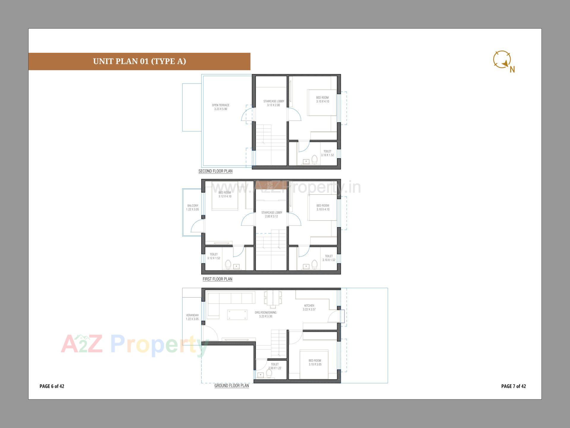 Layout of real estate project Sentosa Royal located at Dehgam, Gandhinagar, Gujarat