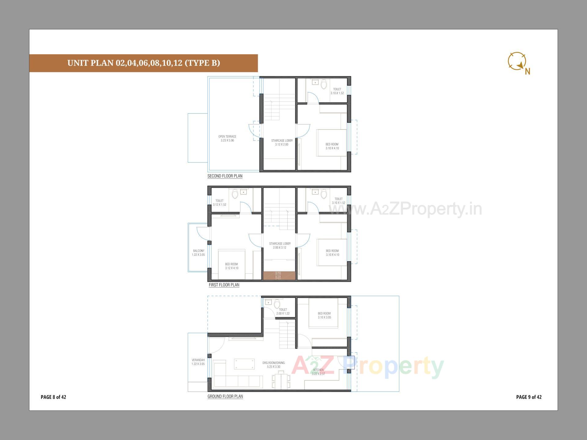 Layout of real estate project Sentosa Royal located at Dehgam, Gandhinagar, Gujarat