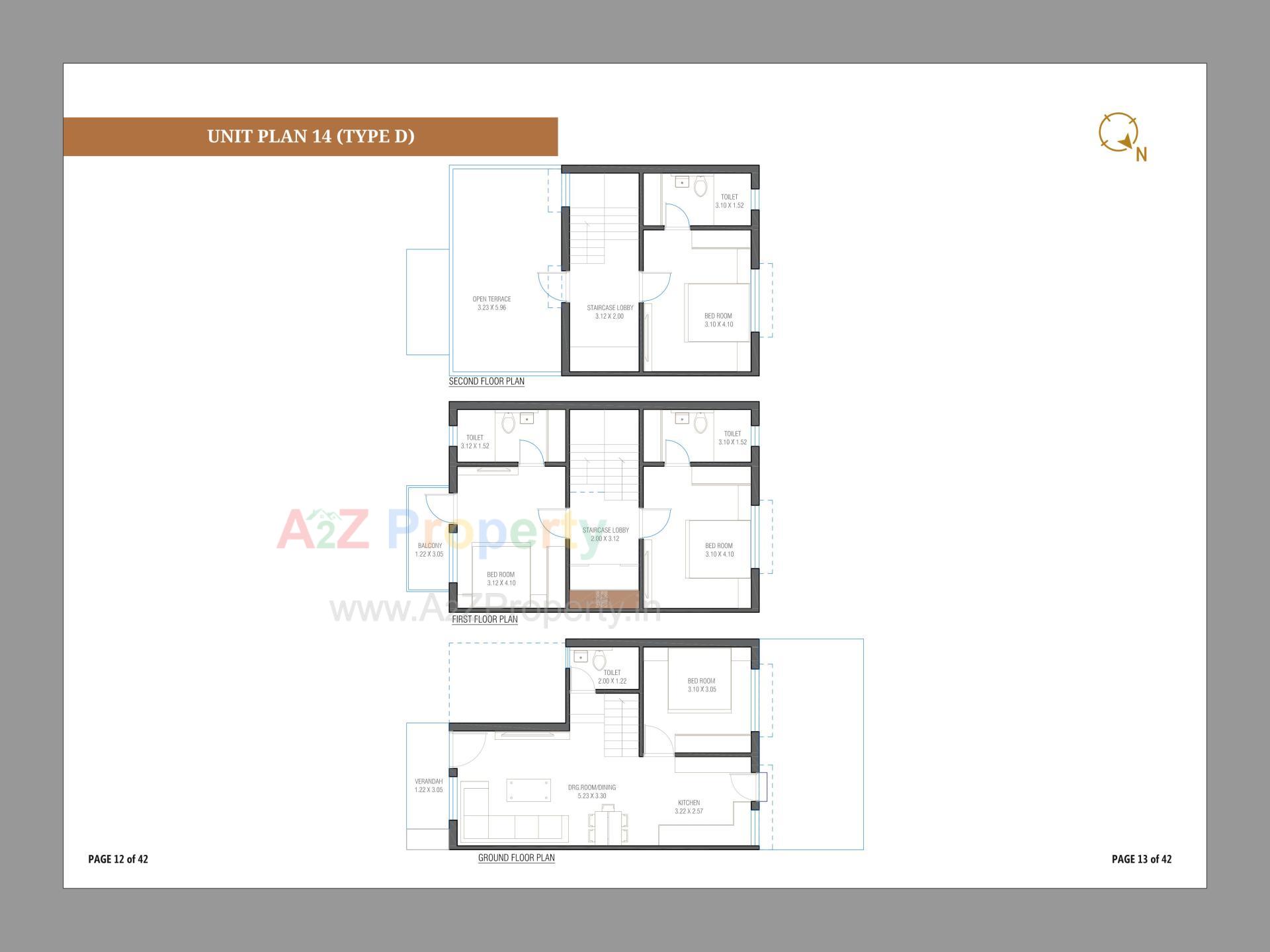 Layout of real estate project Sentosa Royal located at Dehgam, Gandhinagar, Gujarat