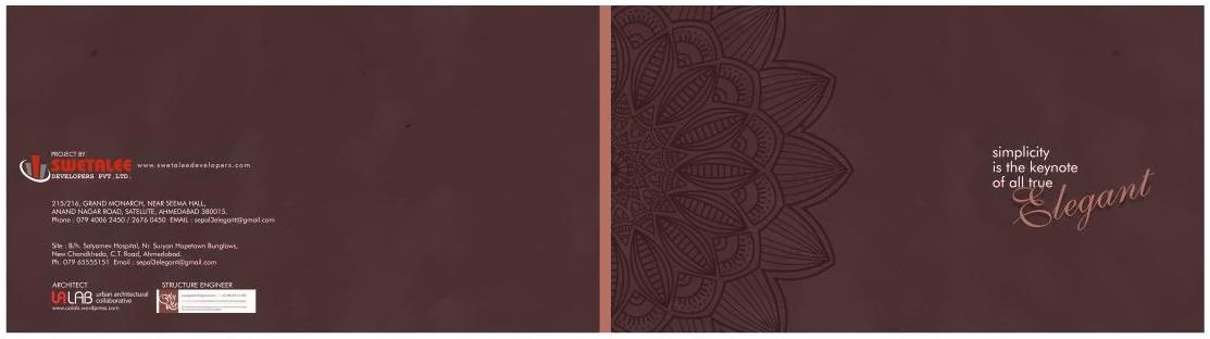  of real estate project Sepal Elegant located at Zundal, Gandhinagar, Gujarat