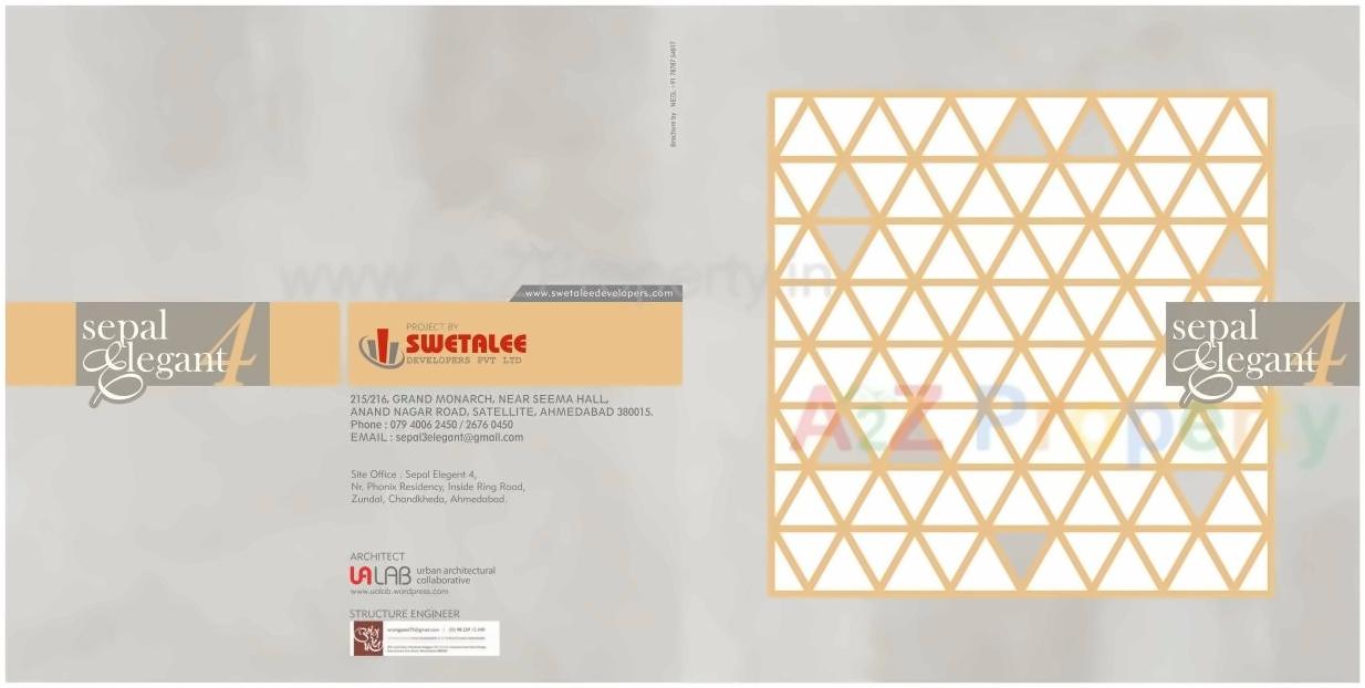  of real estate project Sepal Elegant located at Zundal, Gandhinagar, Gujarat