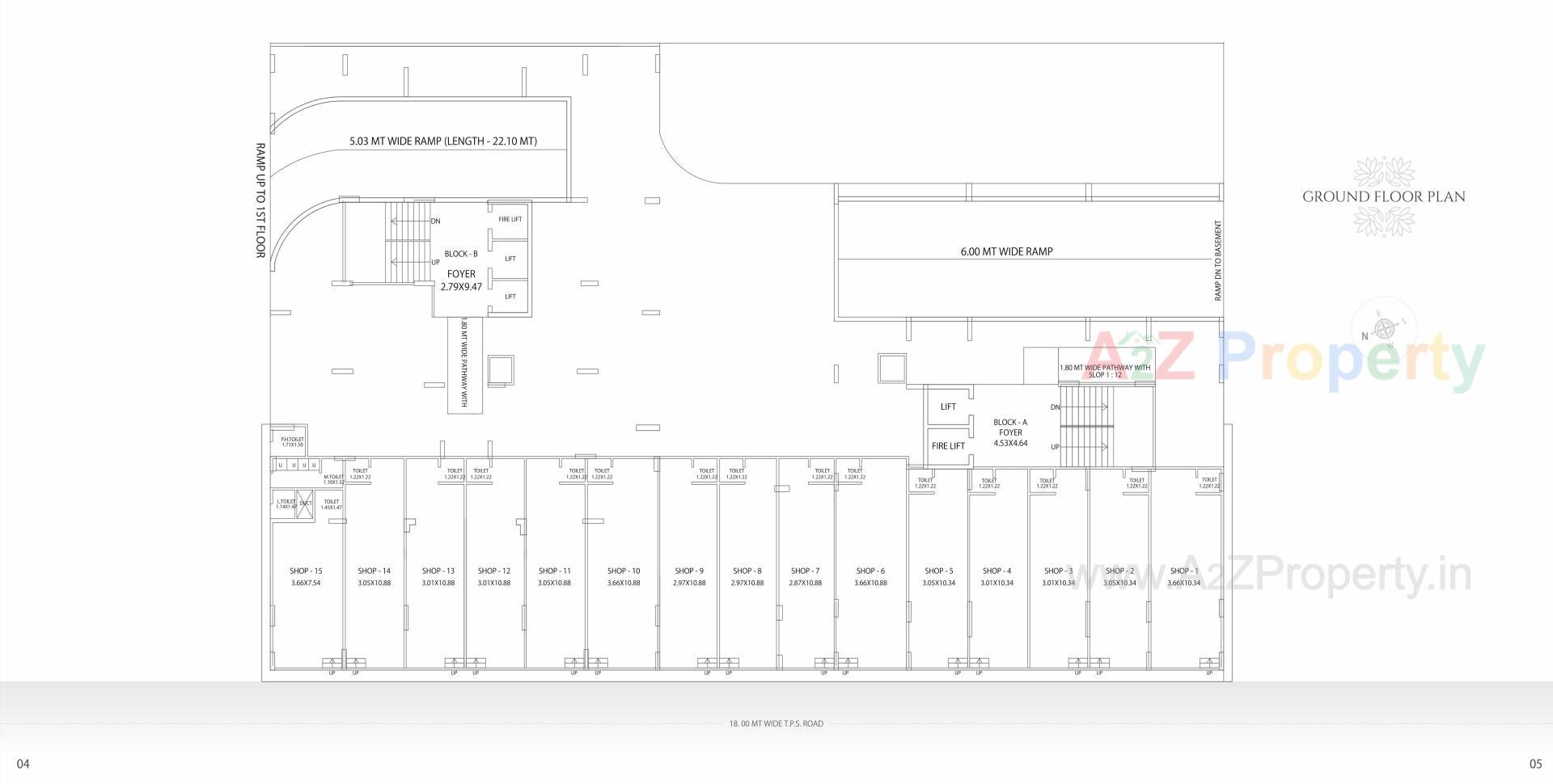 Layout of real estate project Sepal Elegant located at Zundal, Gandhinagar, Gujarat