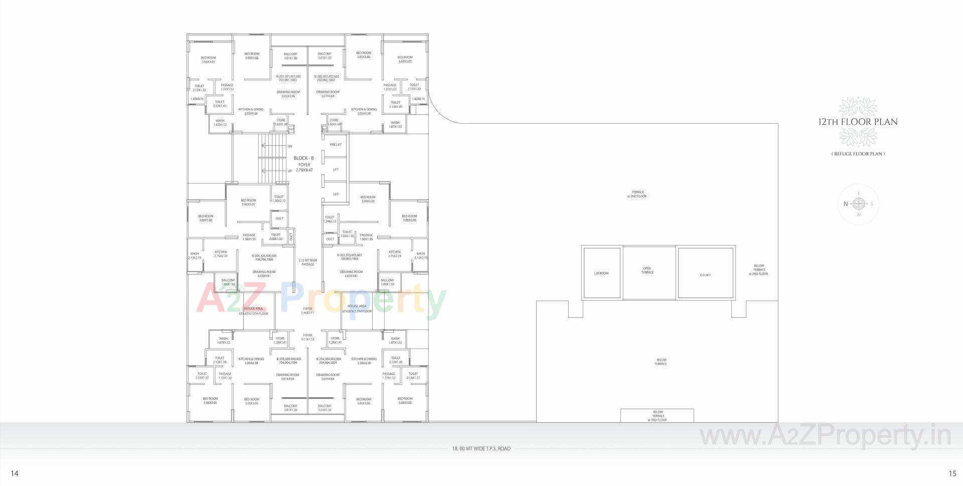 Layout of real estate project Sepal Elegant located at Zundal, Gandhinagar, Gujarat