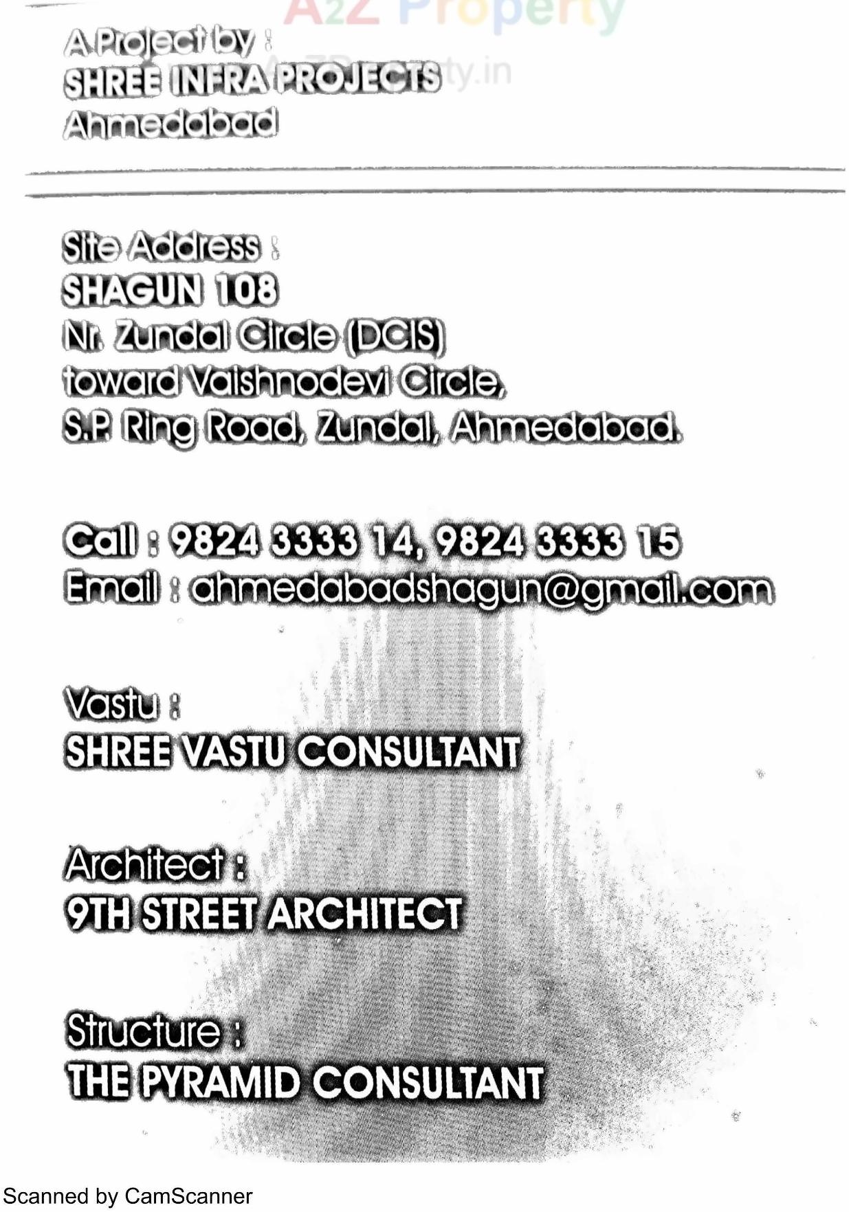  of real estate project Shagun 10 located at Zundal, Gandhinagar, Gujarat