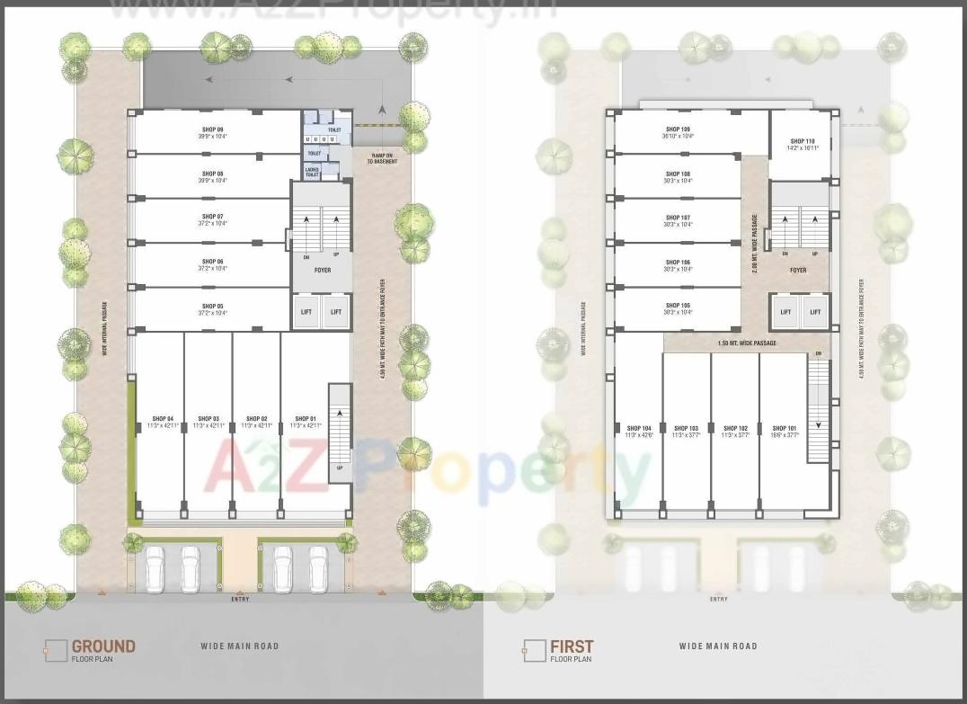 Layout of real estate project Shagun located at Gandhinagar, Gandhinagar, Gujarat