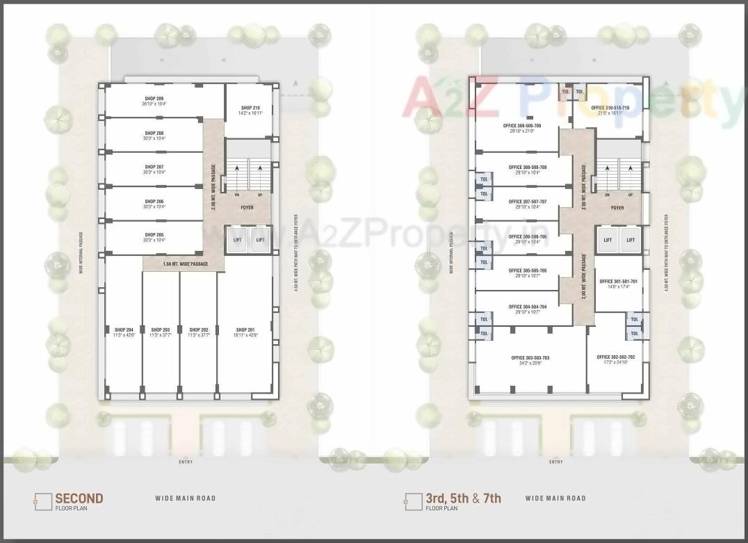 Layout of real estate project Shagun located at Gandhinagar, Gandhinagar, Gujarat