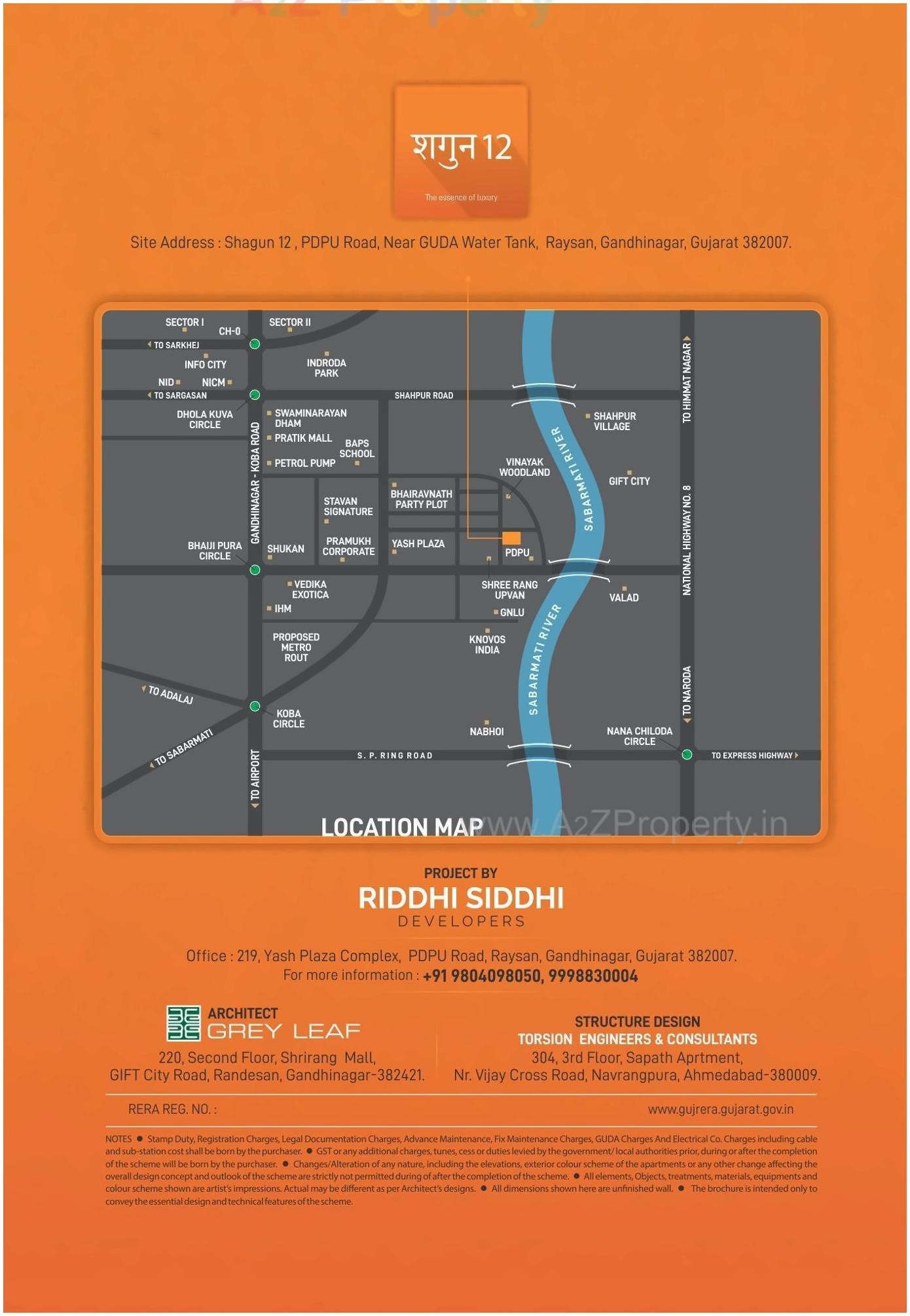  of real estate project Shagun located at Raysan, Gandhinagar, Gujarat