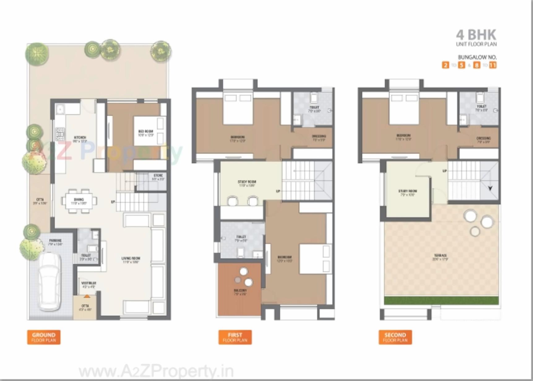 Layout of real estate project Shagun located at Raysan, Gandhinagar, Gujarat